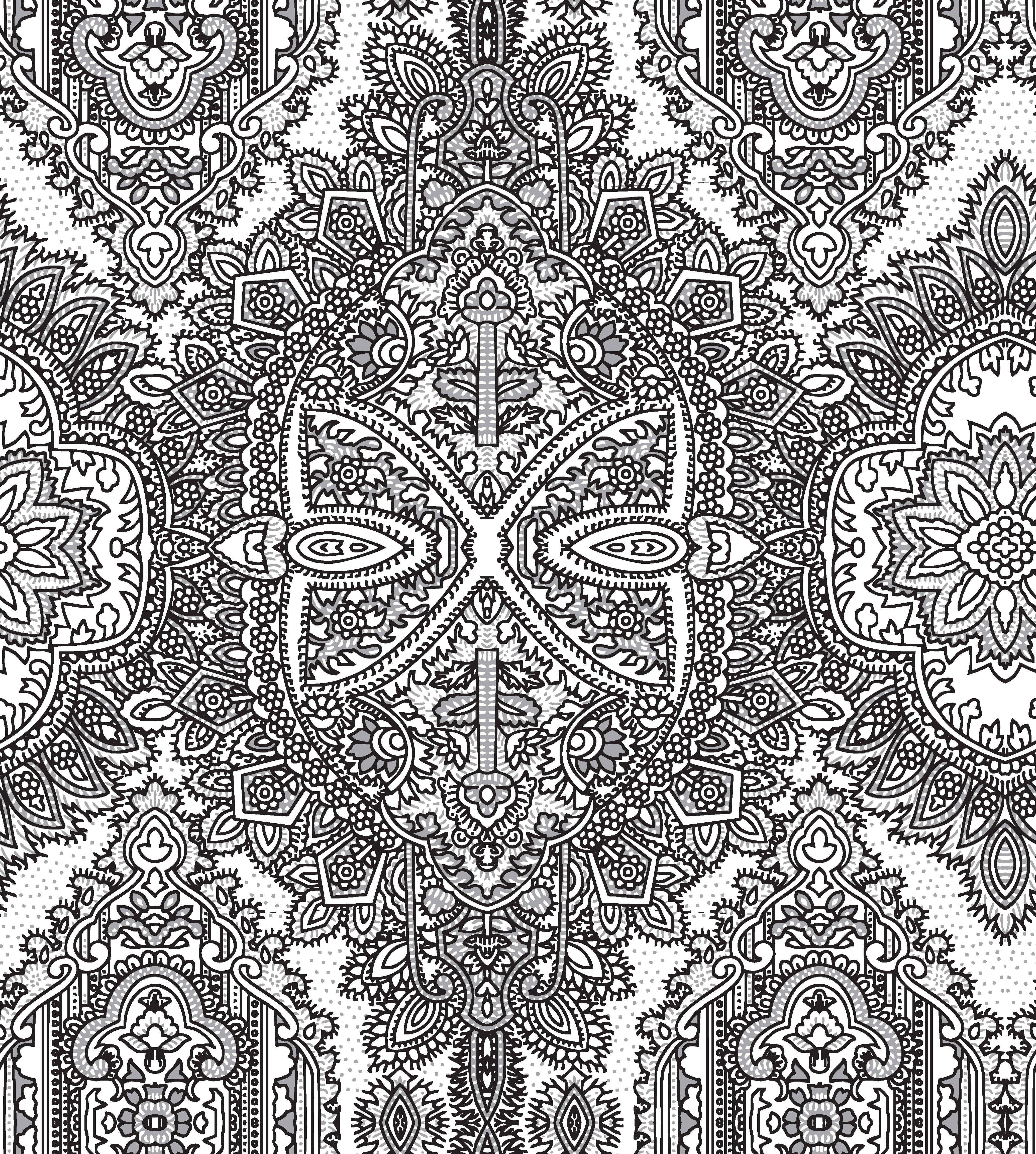ethnic, pattern, bohemian, vector, decoration, abstract, ornate