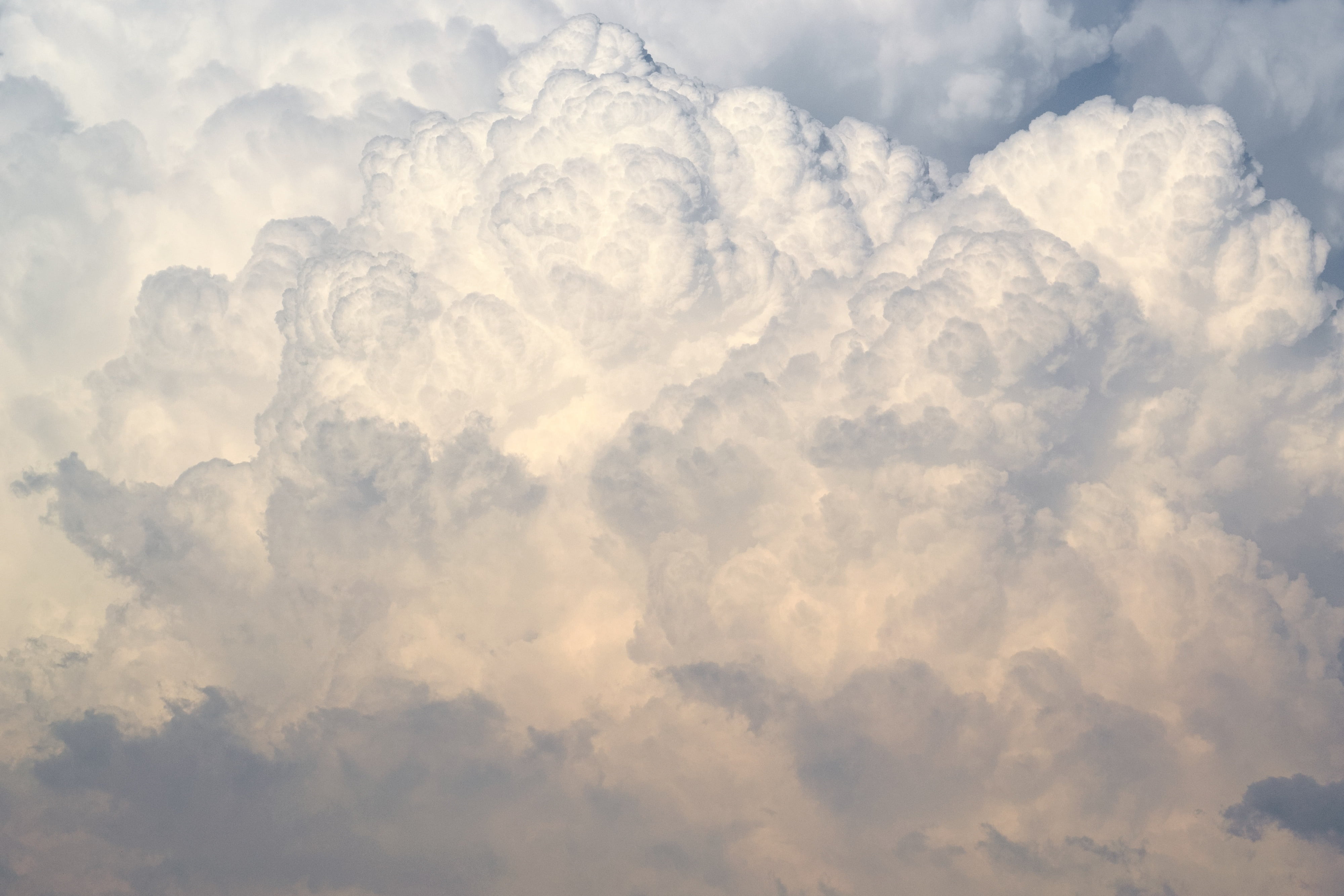 white clouds, sky, cumulus, cloud - sky, nature, backgrounds