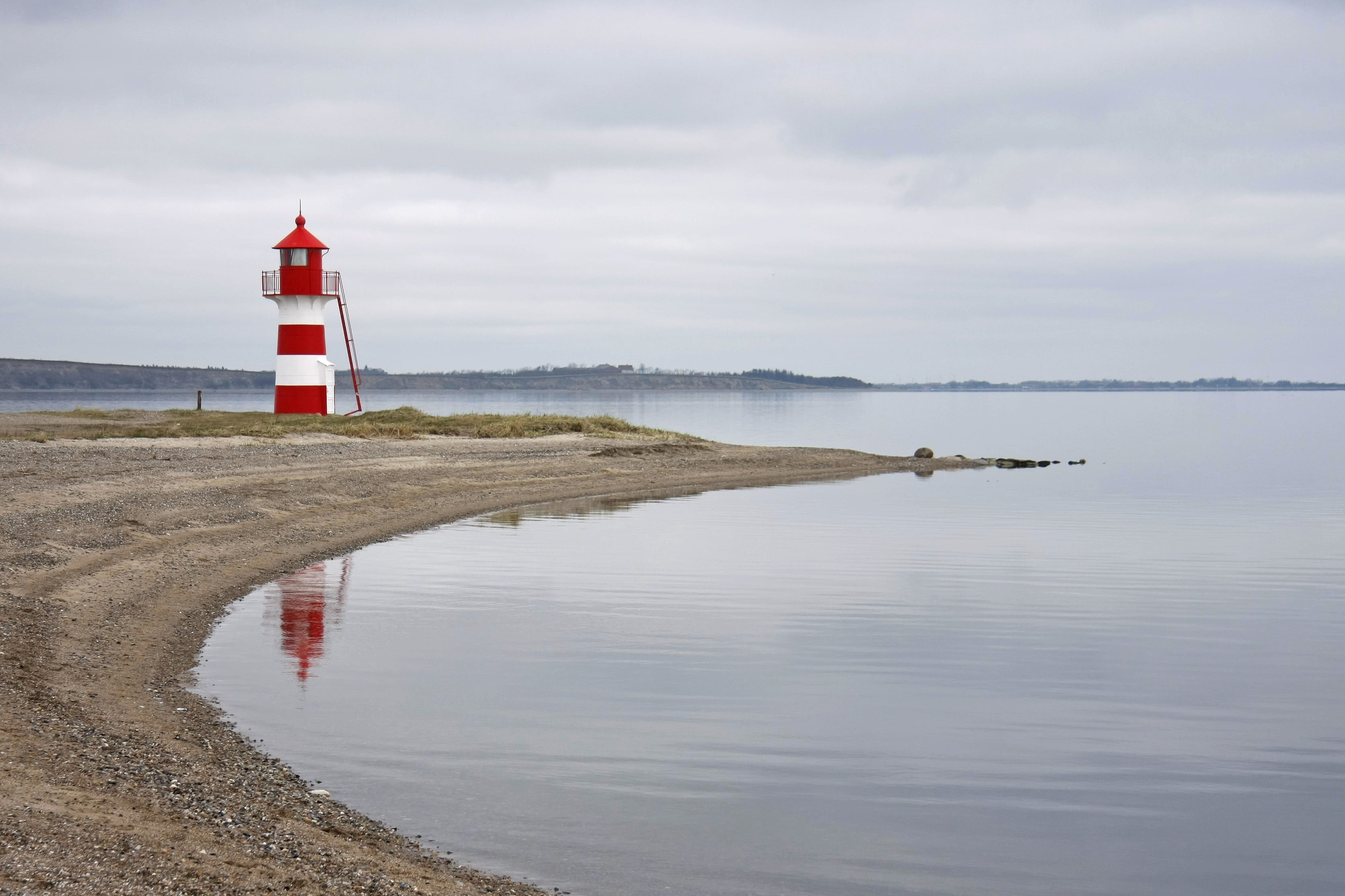 Beach, Water, Natural, Danish, guy, danish beach, lighthouse
