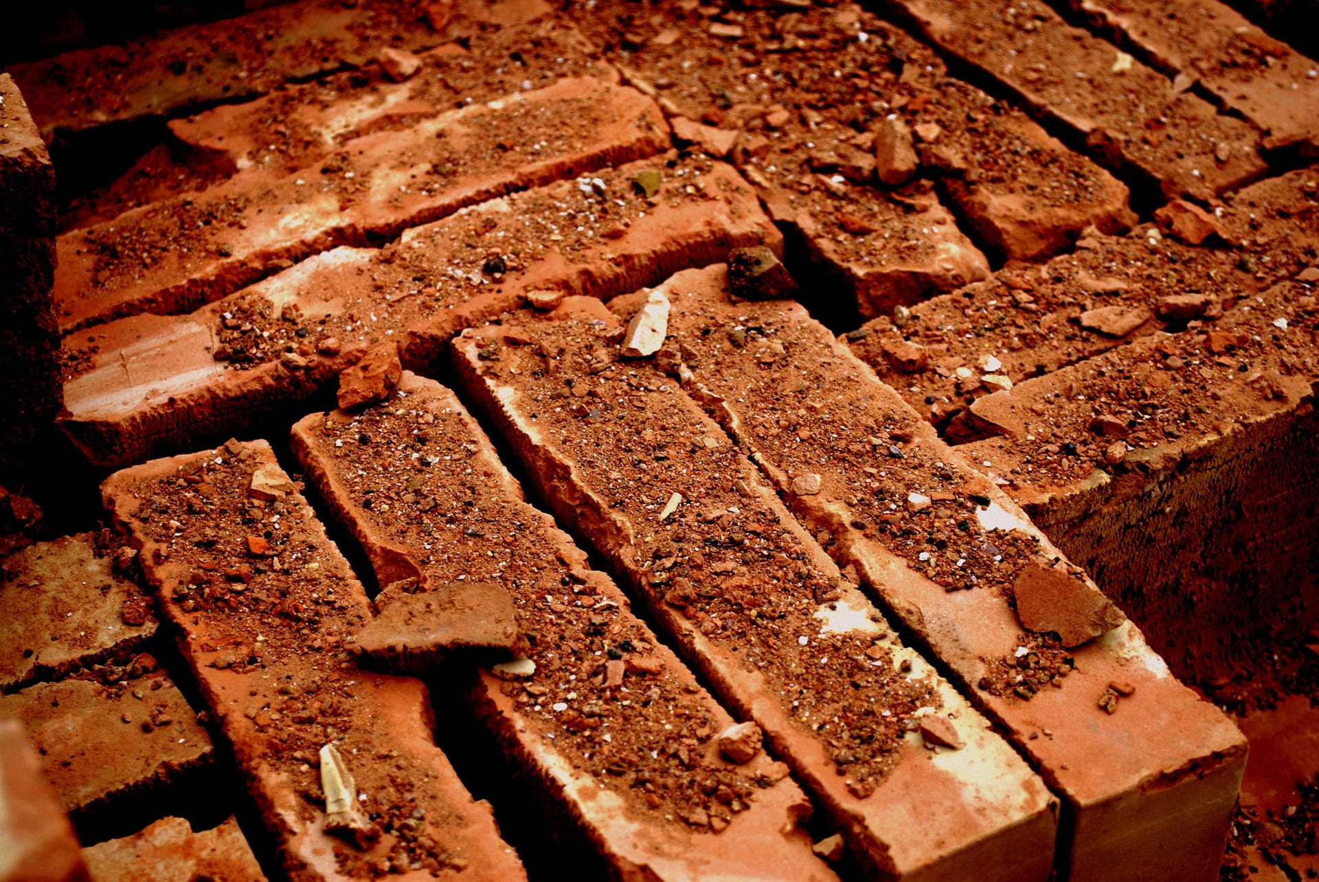 red bricks, construction, build, building, business, materials