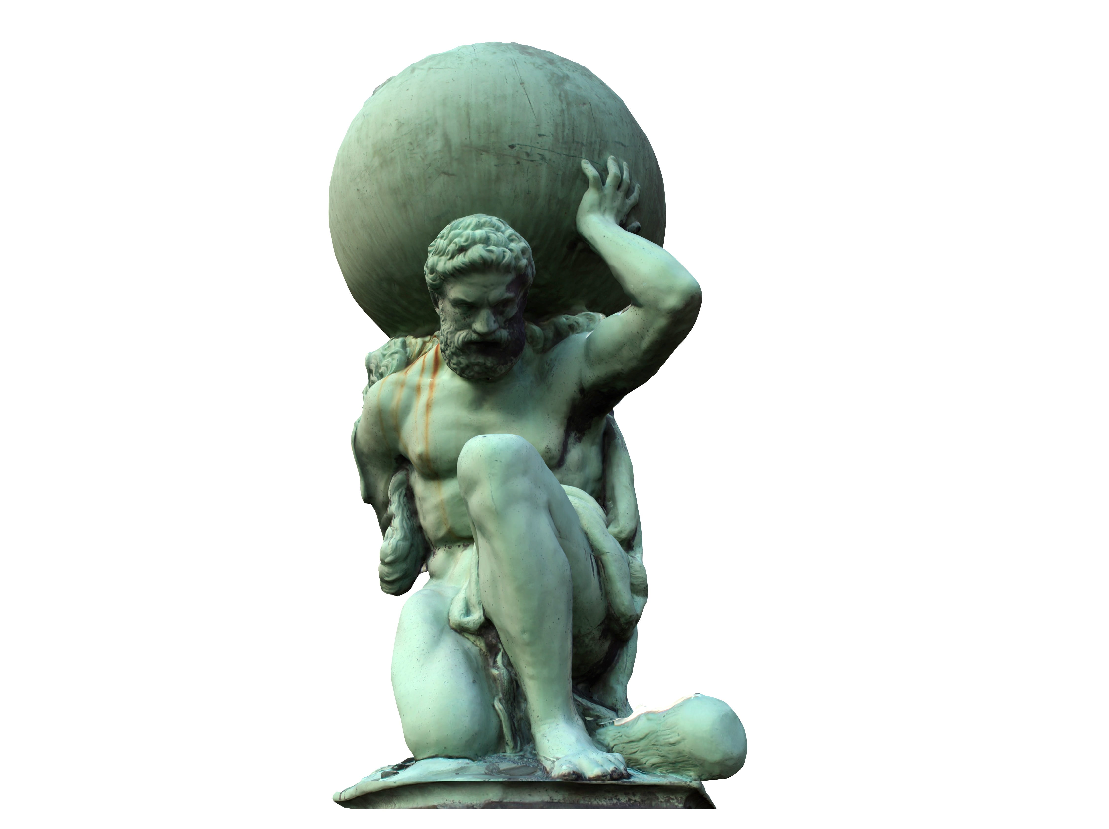 Atlas statue, sculpture, old, history, culture, mythology, ancient