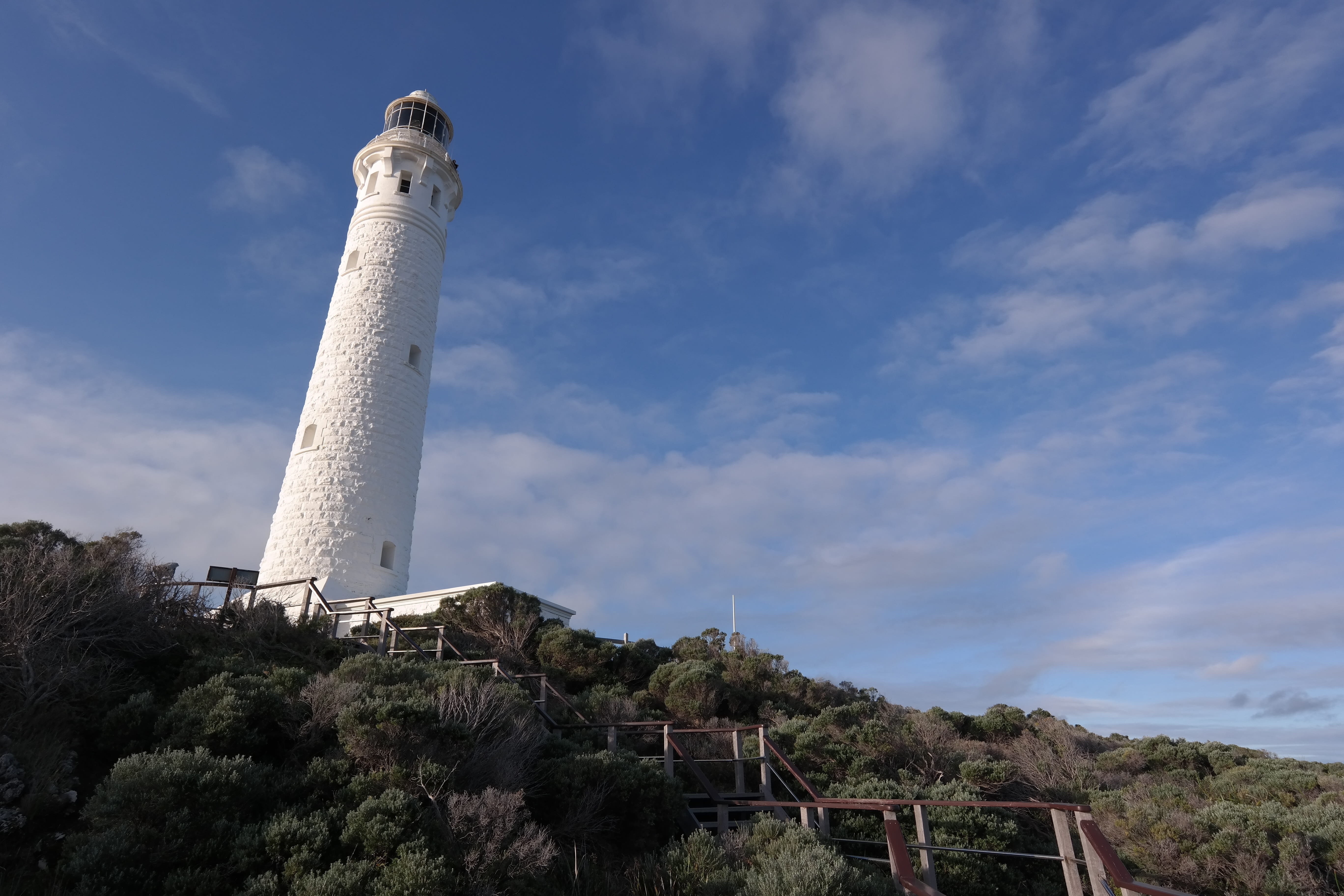lighthouse, sky, landscape, architecture, cloud - sky, low angle view