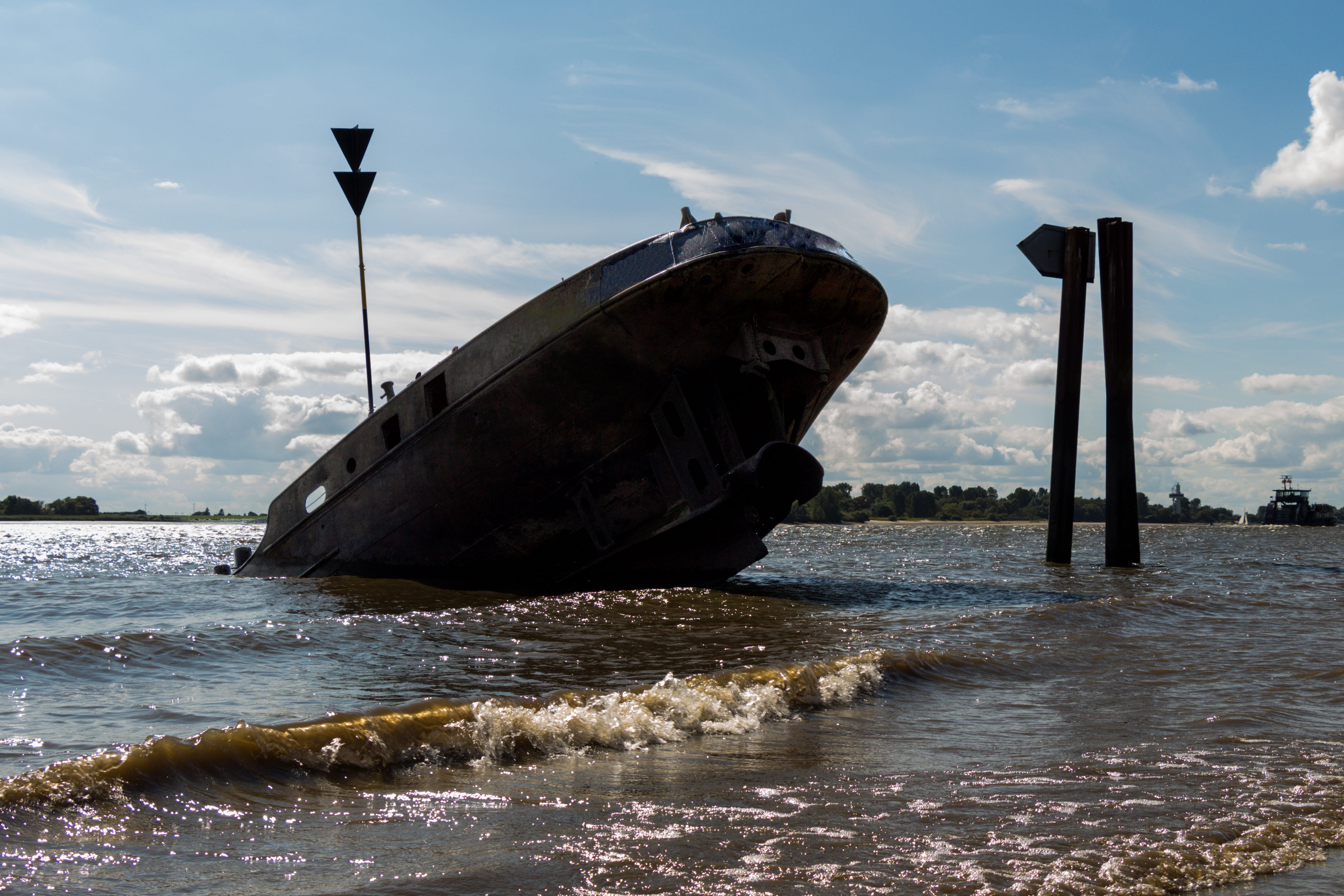 wreck, ship wreck, broken, beach, old, stainless, rusty, ailing