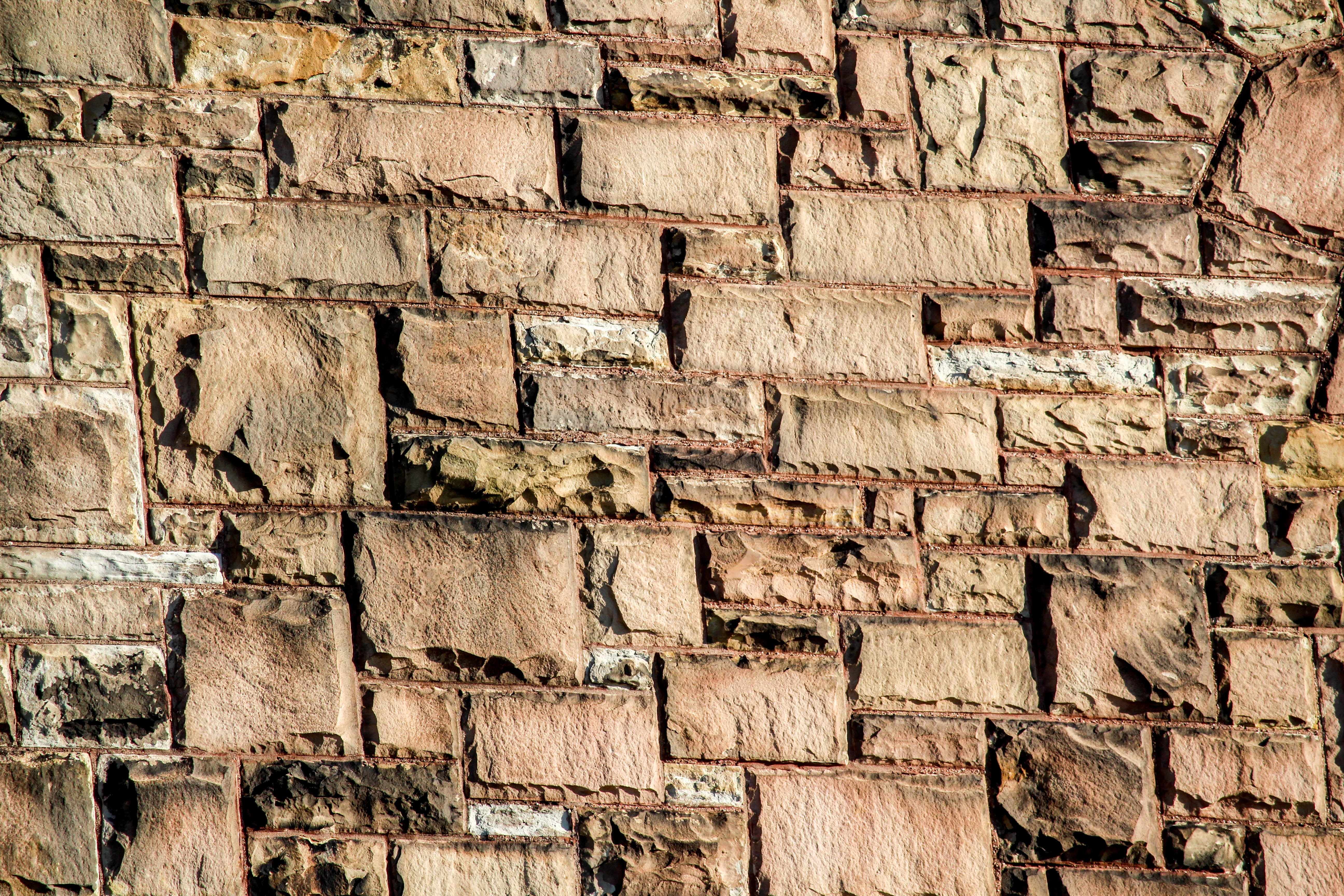 desktop, old, pattern, stone, wall, backgrounds, full frame