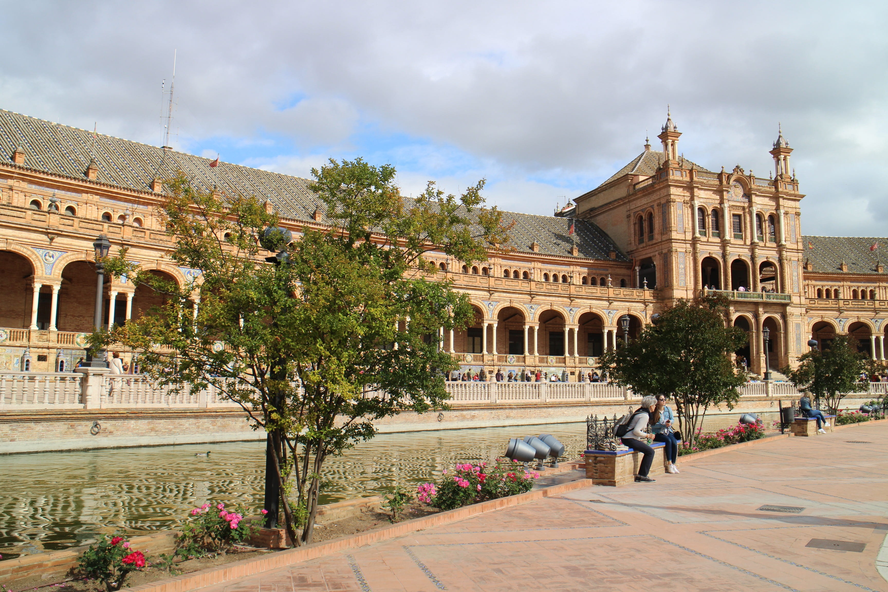 spain, architecture, square, built structure, building exterior