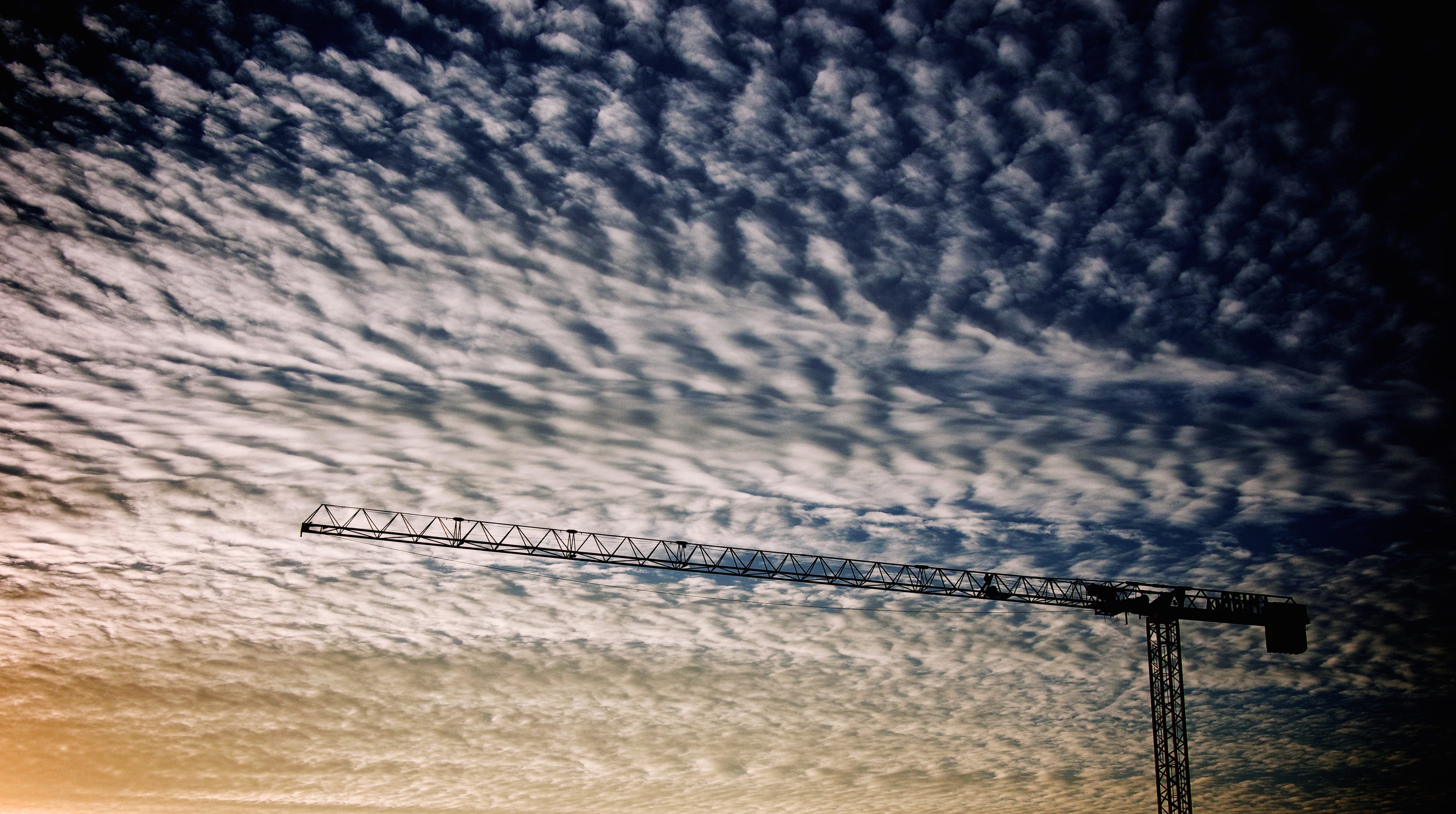 sky, sunset, clouds sky, cloudscape, blue, yellow, cloud - sky