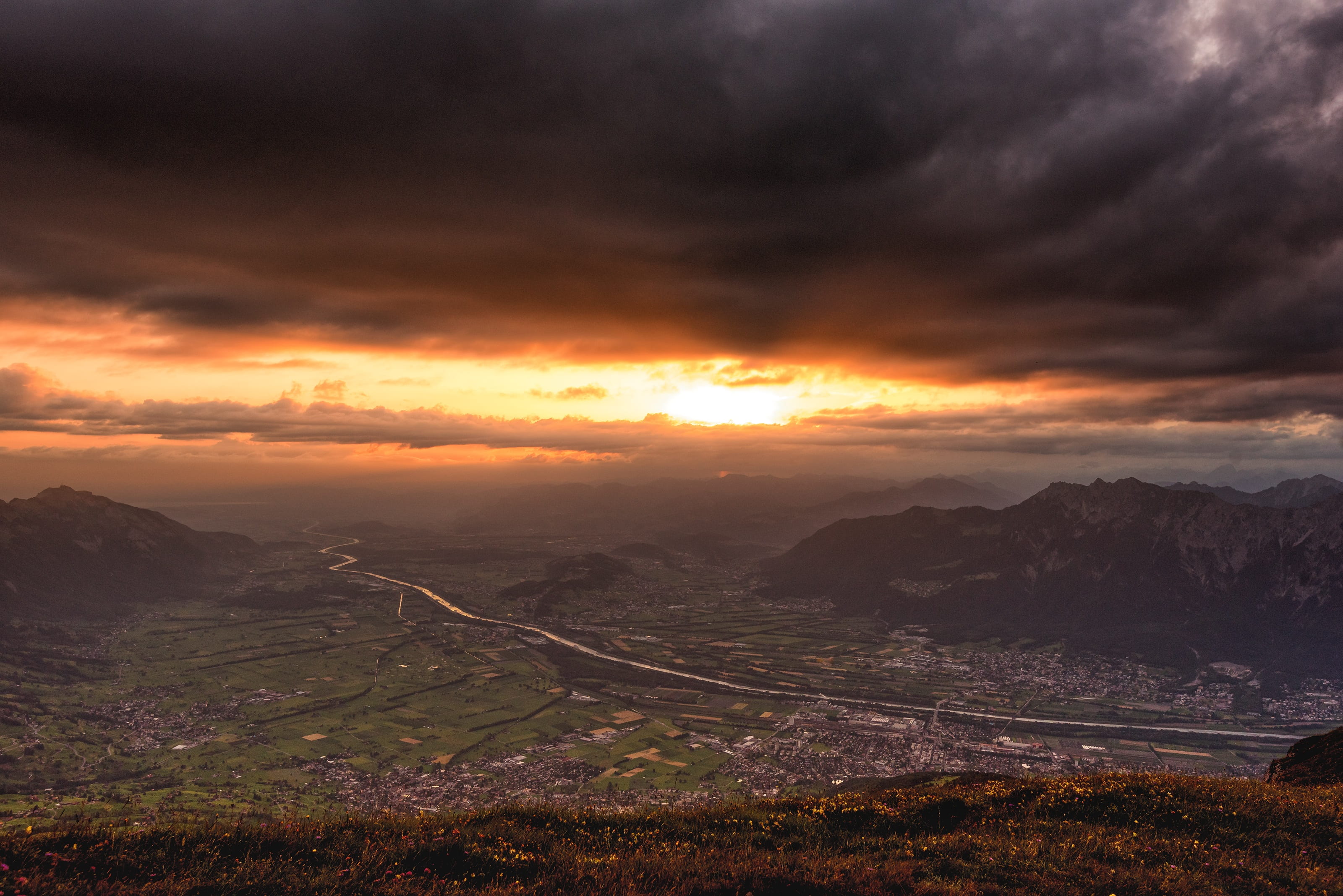 sunrise, hiking, clouds, cloud - sky, environment, landscape
