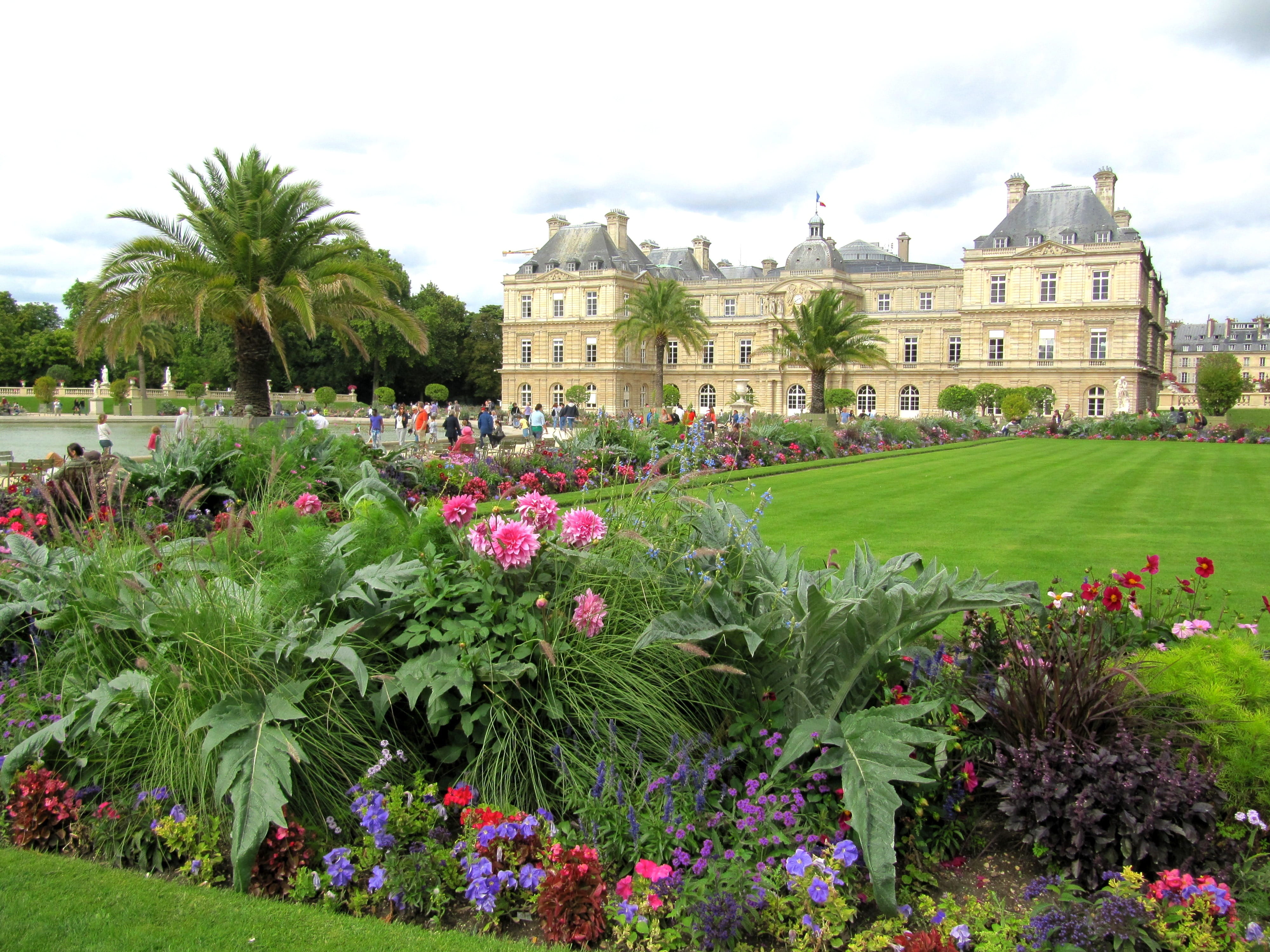 Paris, France, Landscape, Palace, architecture, building, nature