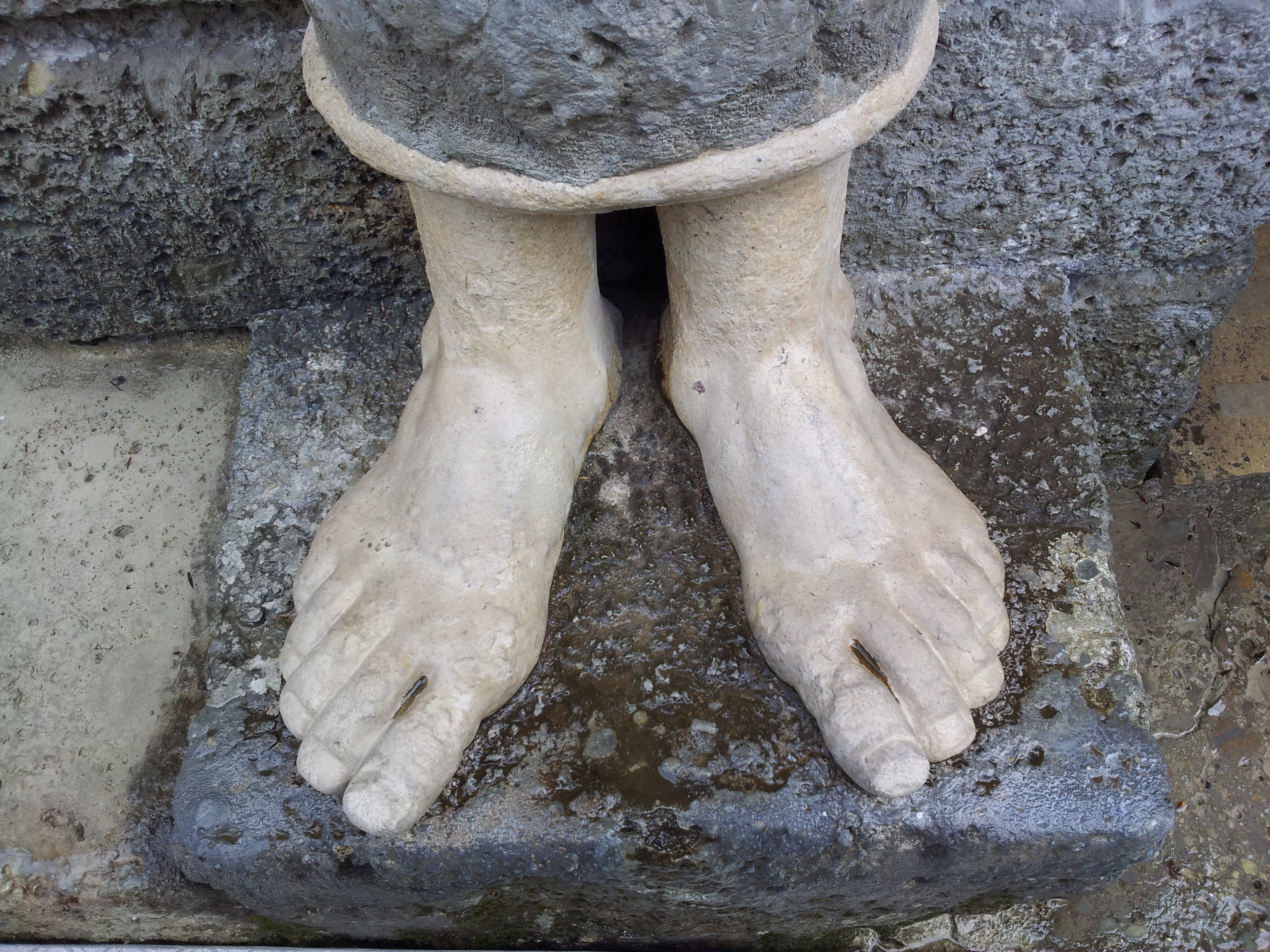 Free download | HD wallpaper: Feet, Sculpture, Barefoot, statue, stone