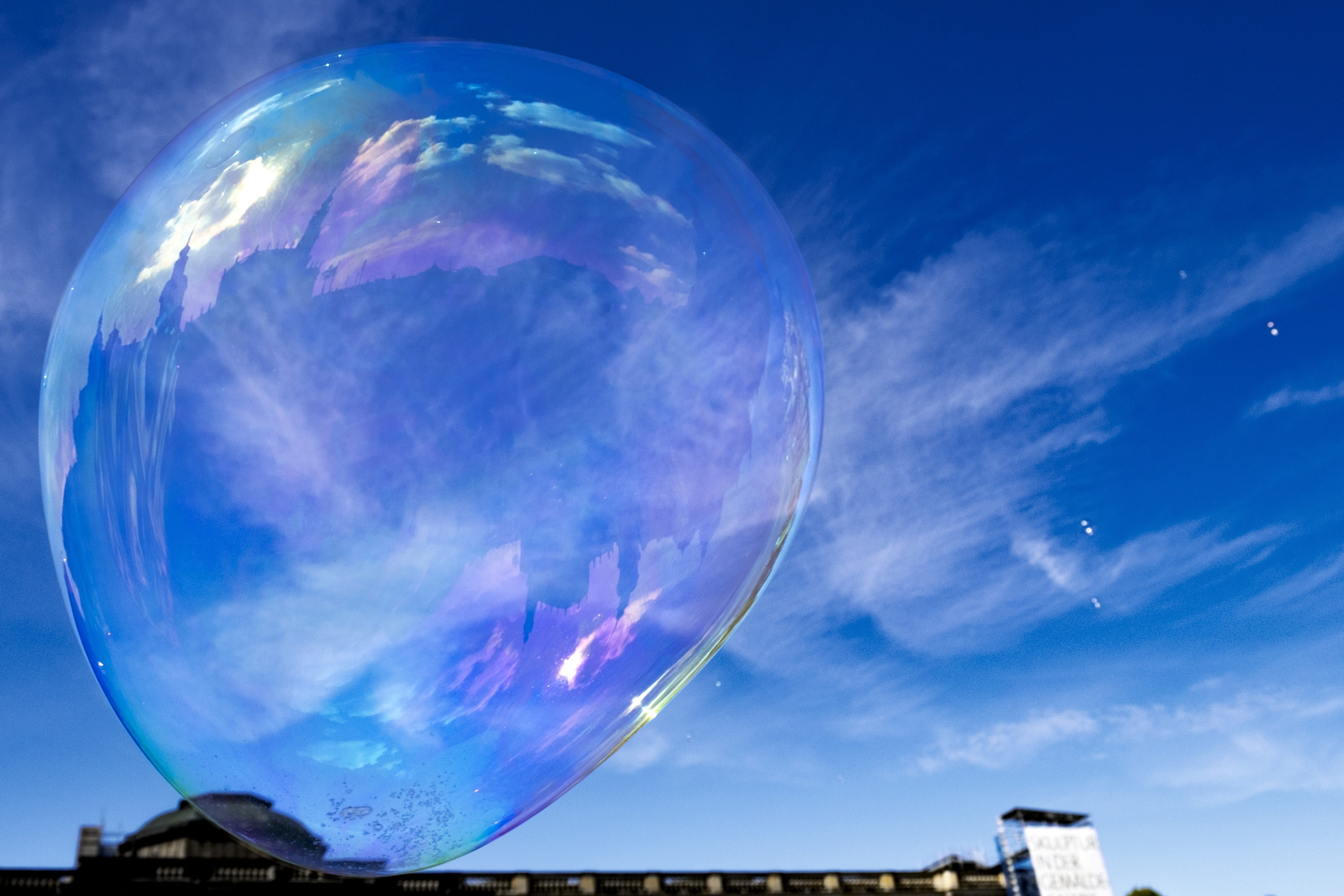 bubble, soap bubble, colorful, iridescent, float, fly, ease