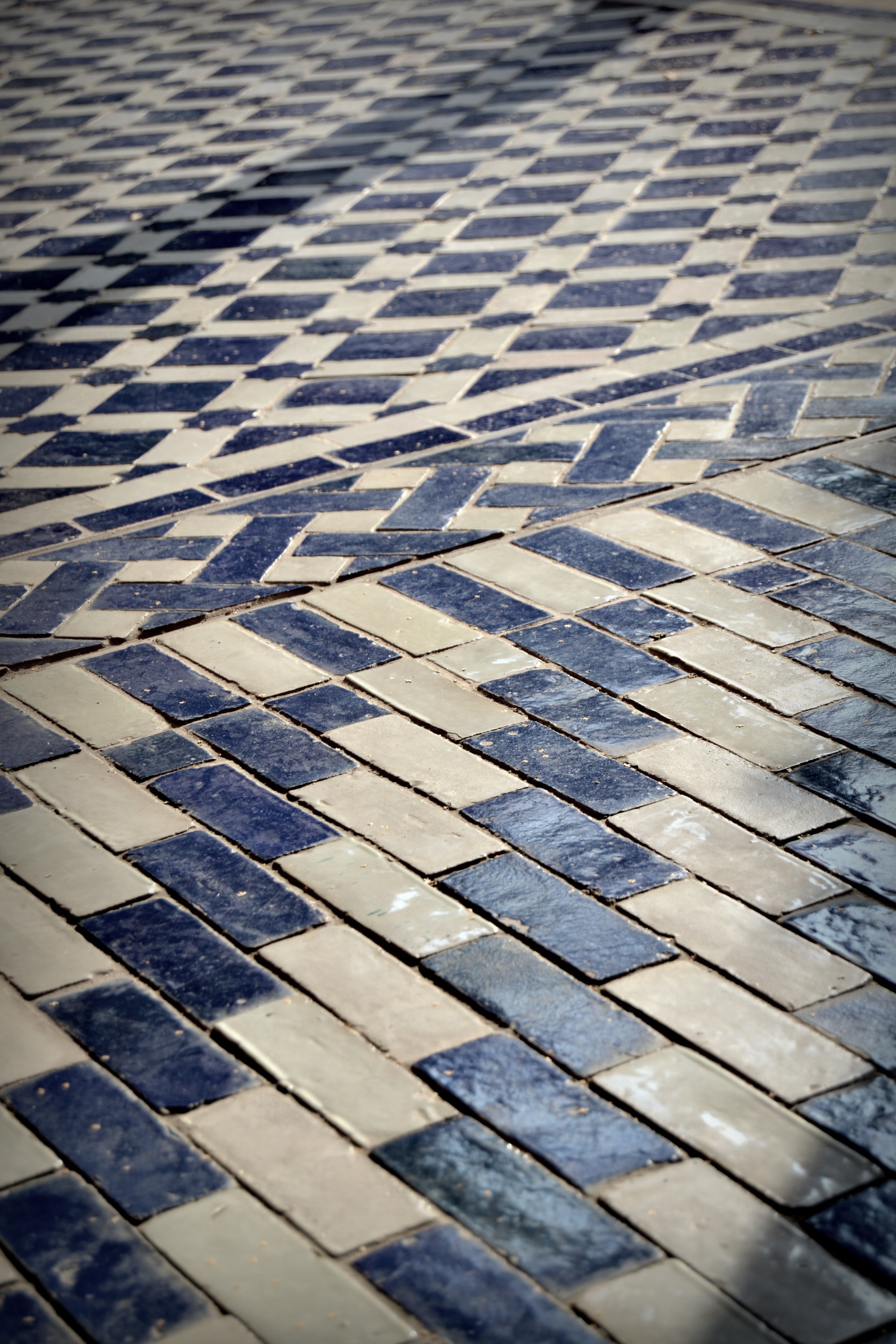 ground, deco, tile, white, blue, pattern, backgrounds, no people