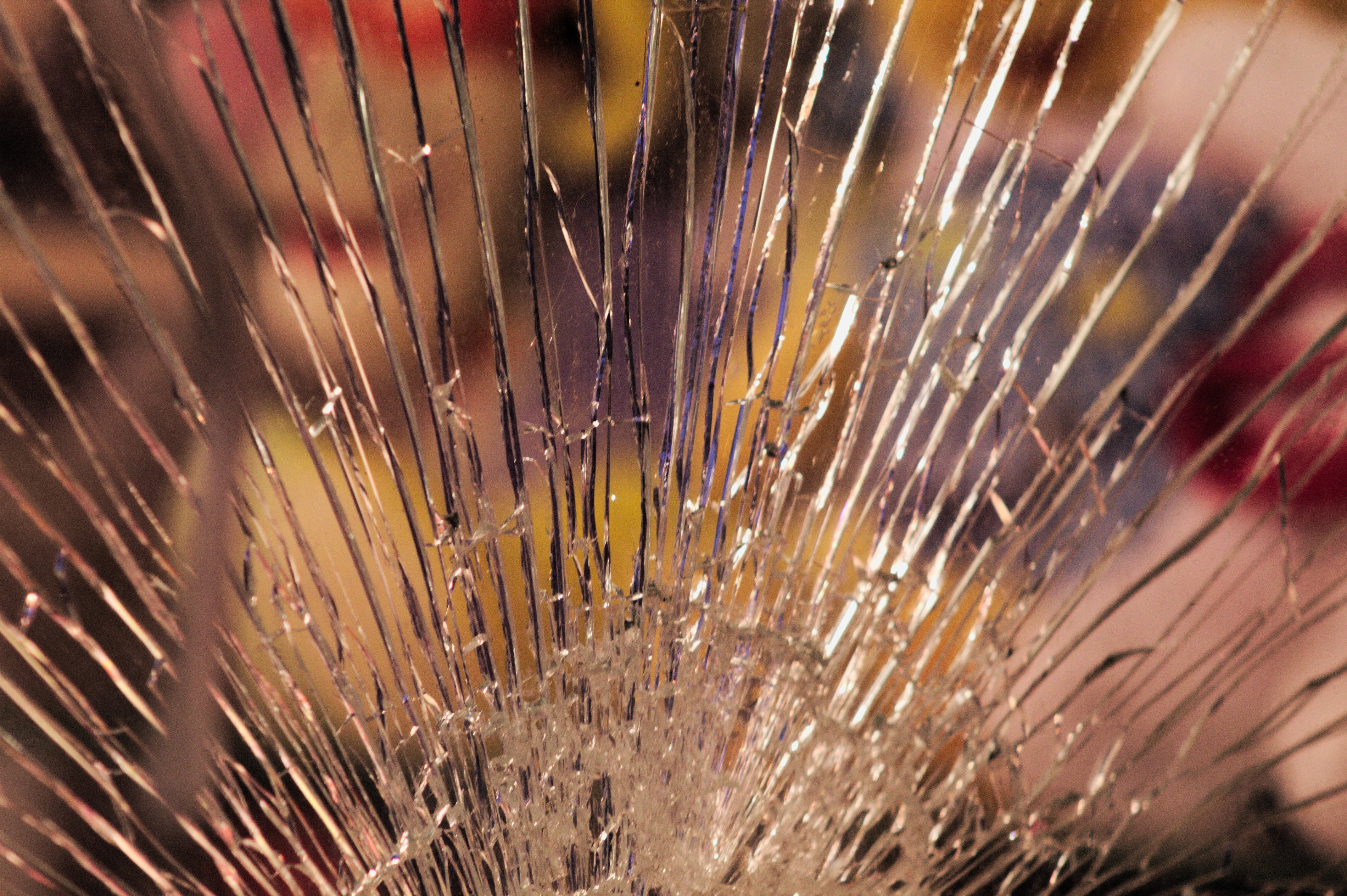 glass, broken, close-up, abstract, backgrounds, selective focus