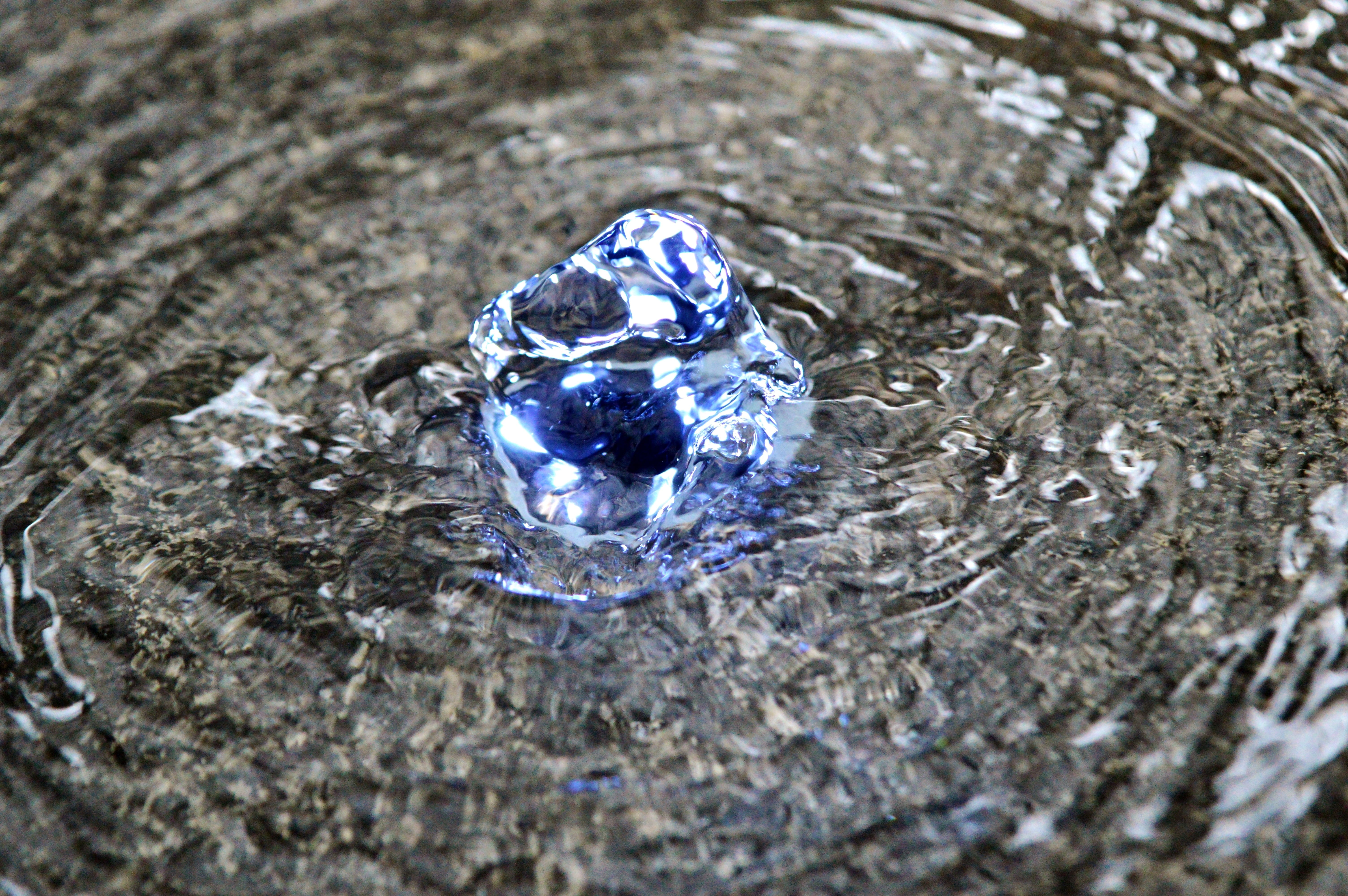 Fountain, Led Light, illuminated, bubble, water feature, drip