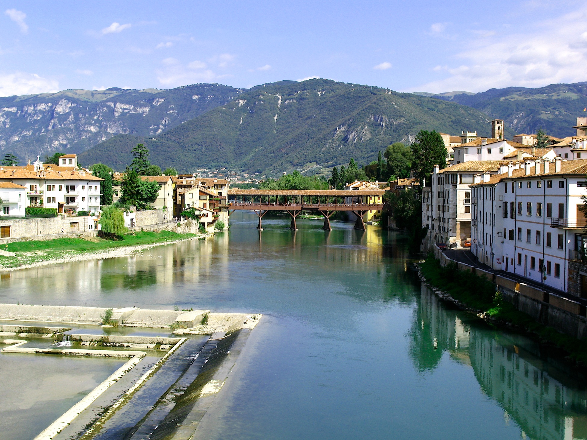 Free download | HD wallpaper: bassano del grappa, bridge alpini ...