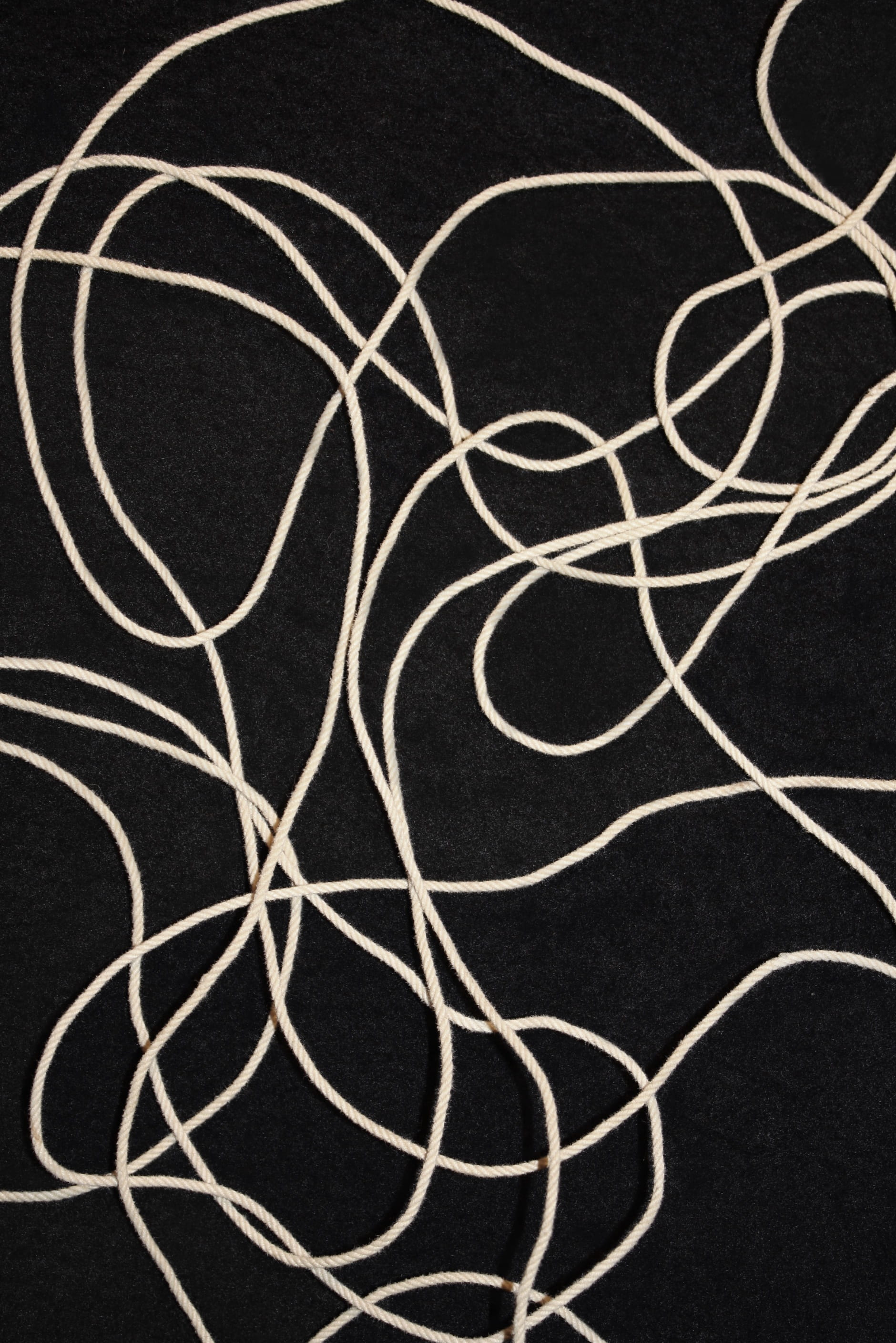 String, Tangled, Mess, tangled string, white string, connection