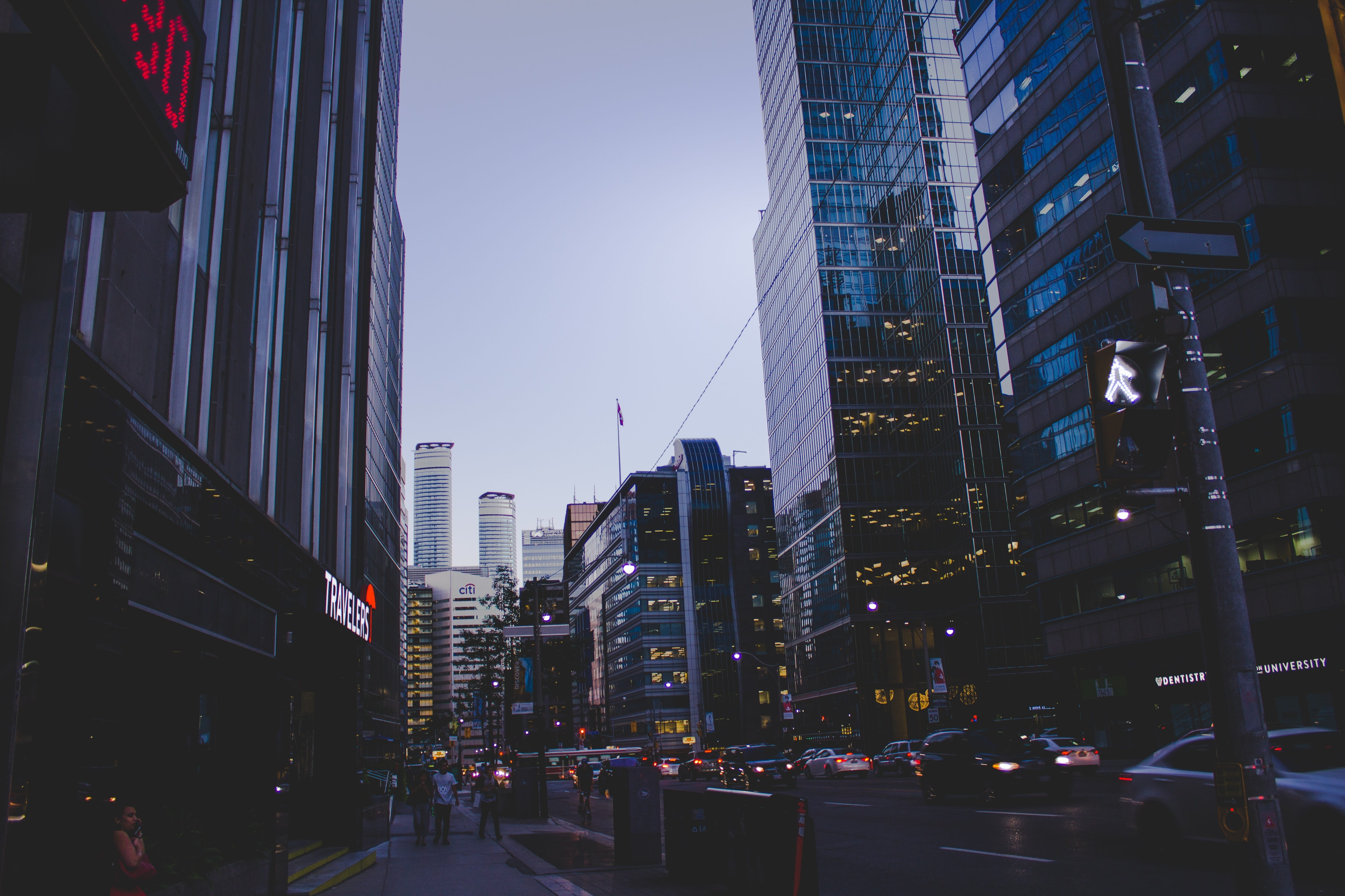 dark, night, lights, architecture, building, structure, city
