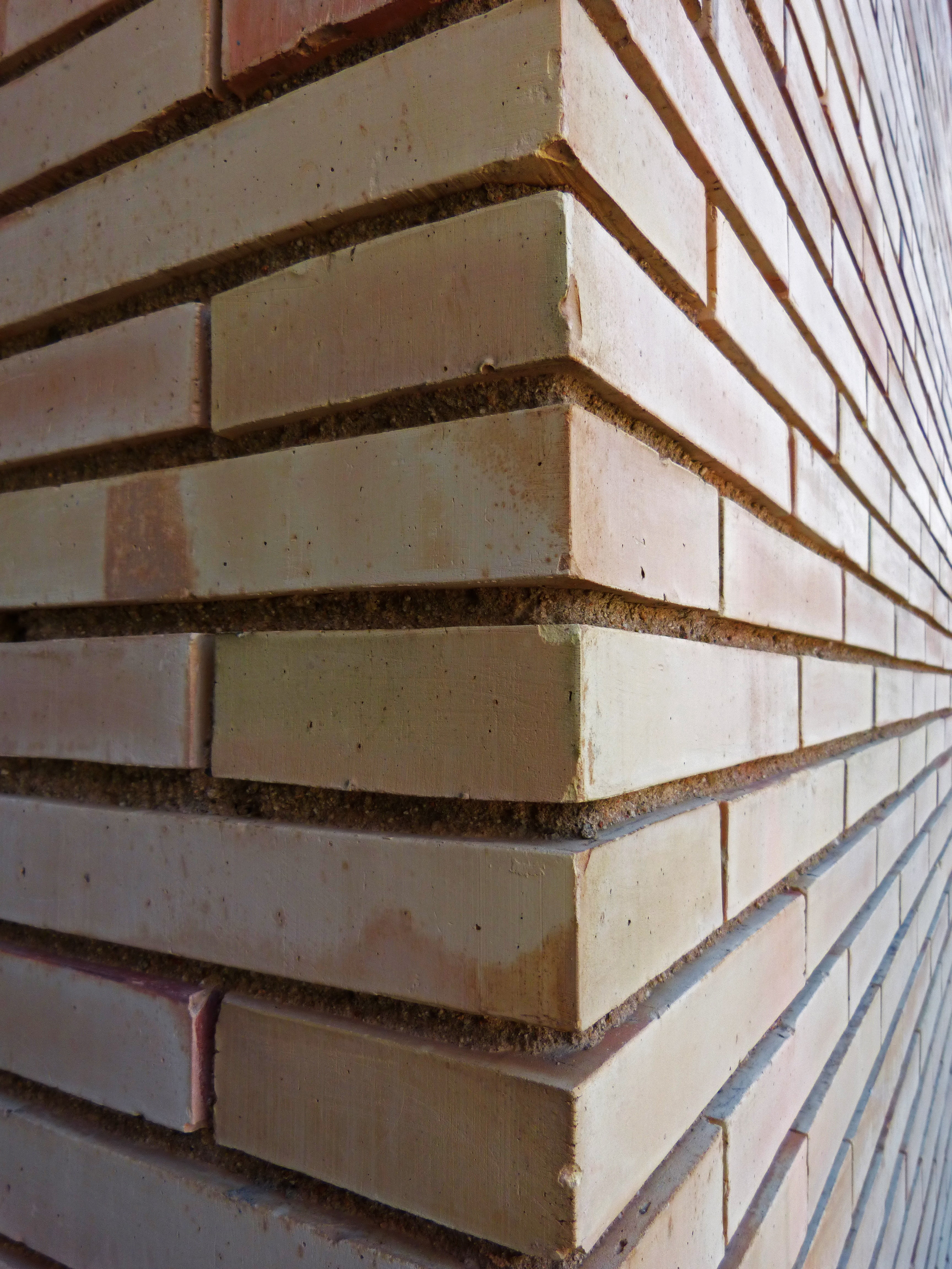 angle, corner, wall, bricks, view work, perspective, architecture