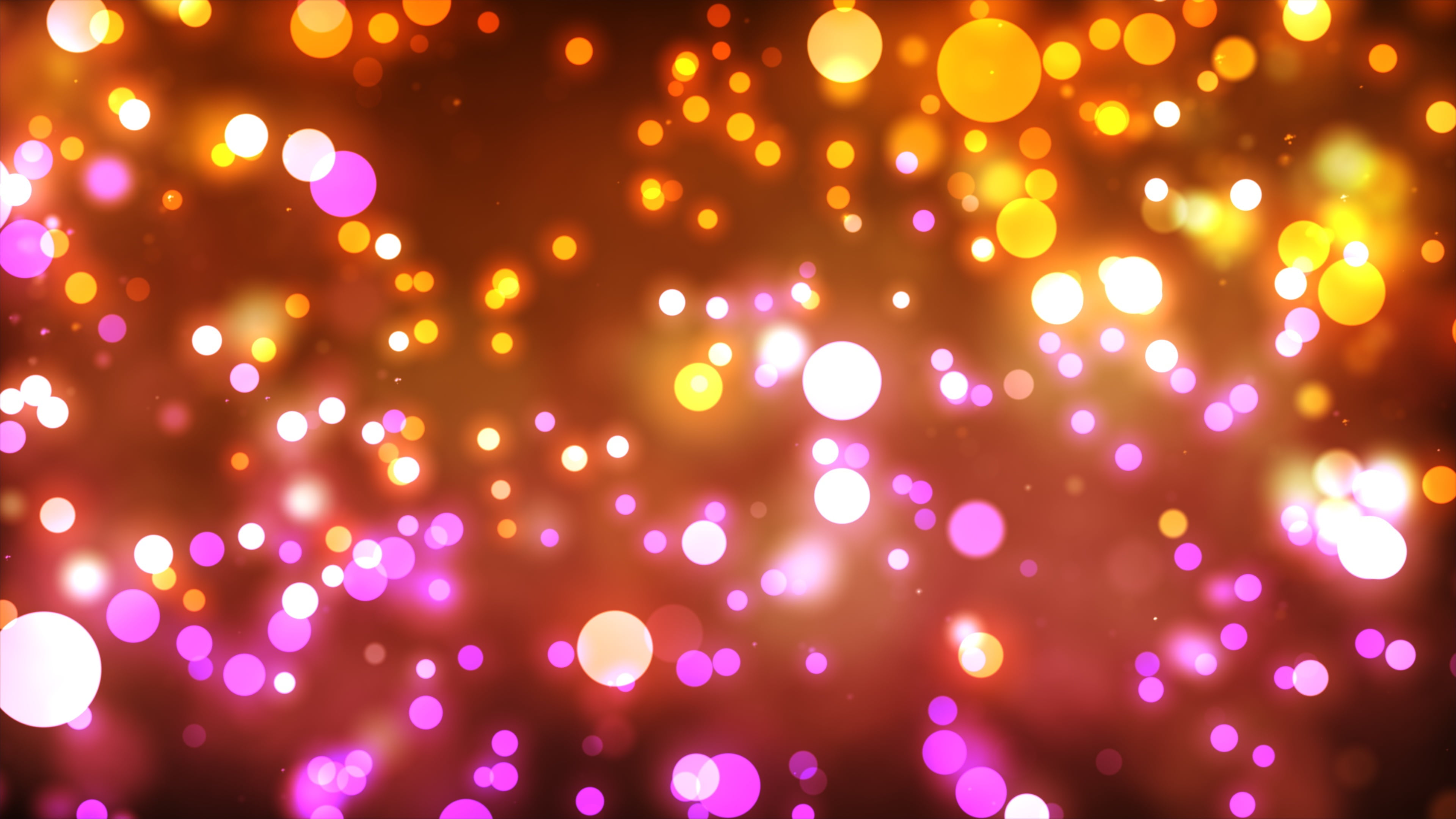 yellow and pink bokeh light photography, glow, shiny, colors