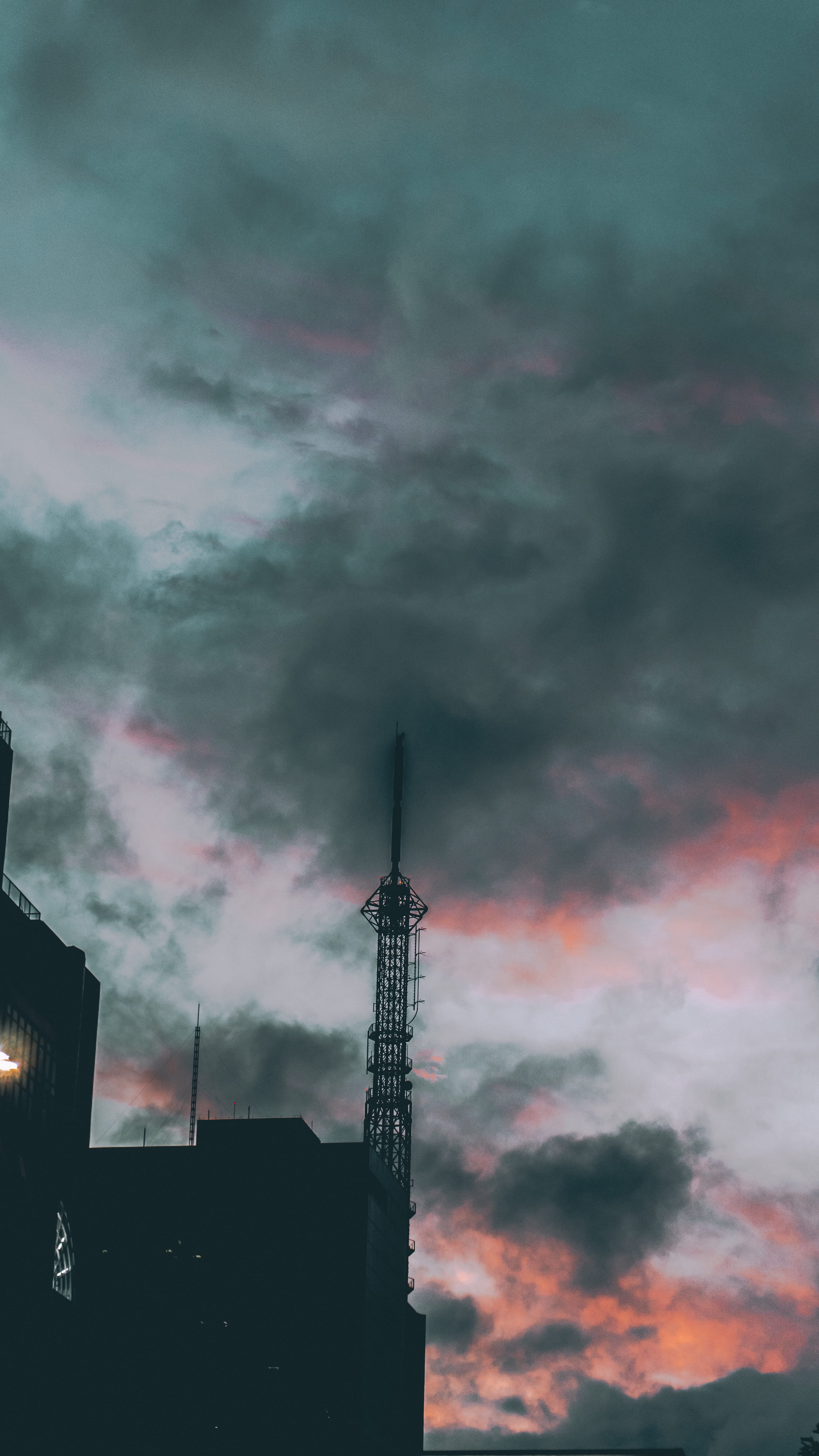 light, dawn, landscape, sky, clouds, dark, environment, outdoors