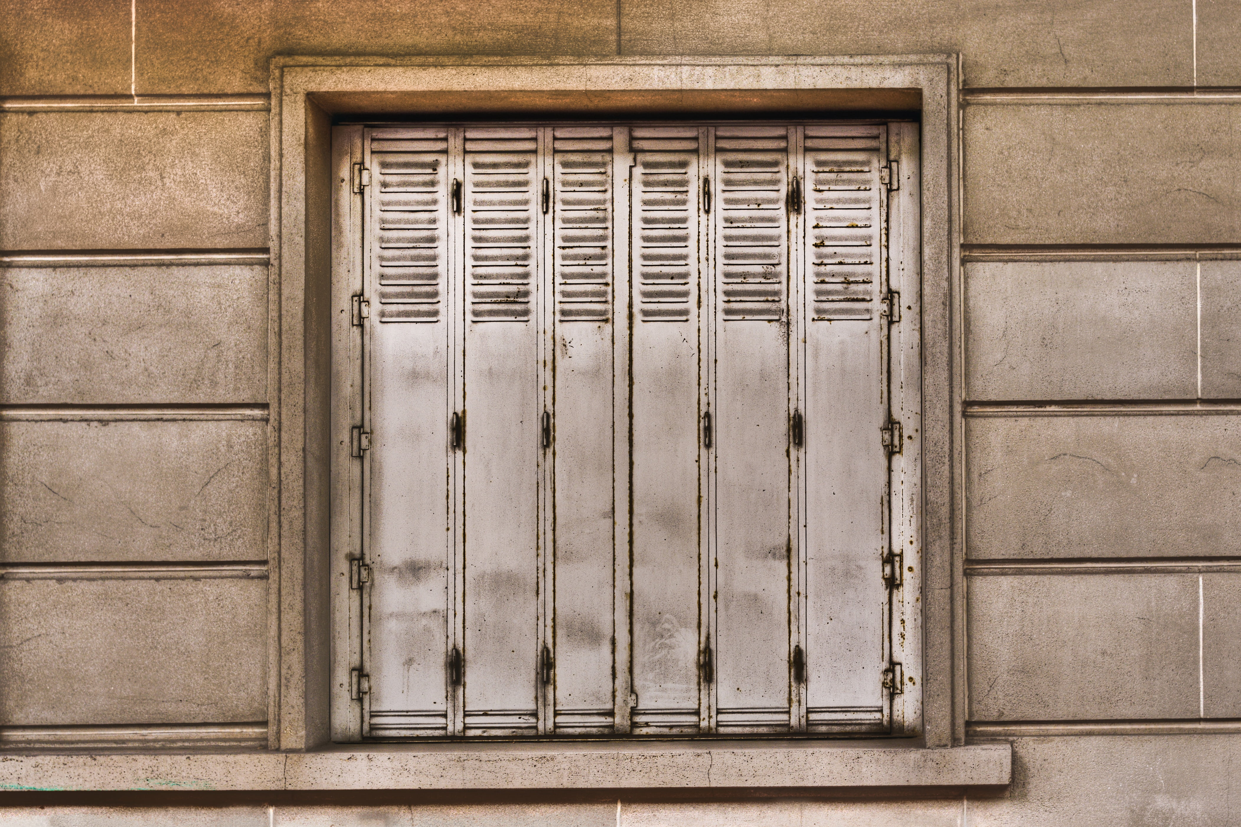 window, pane, old, rusty, built structure, building exterior