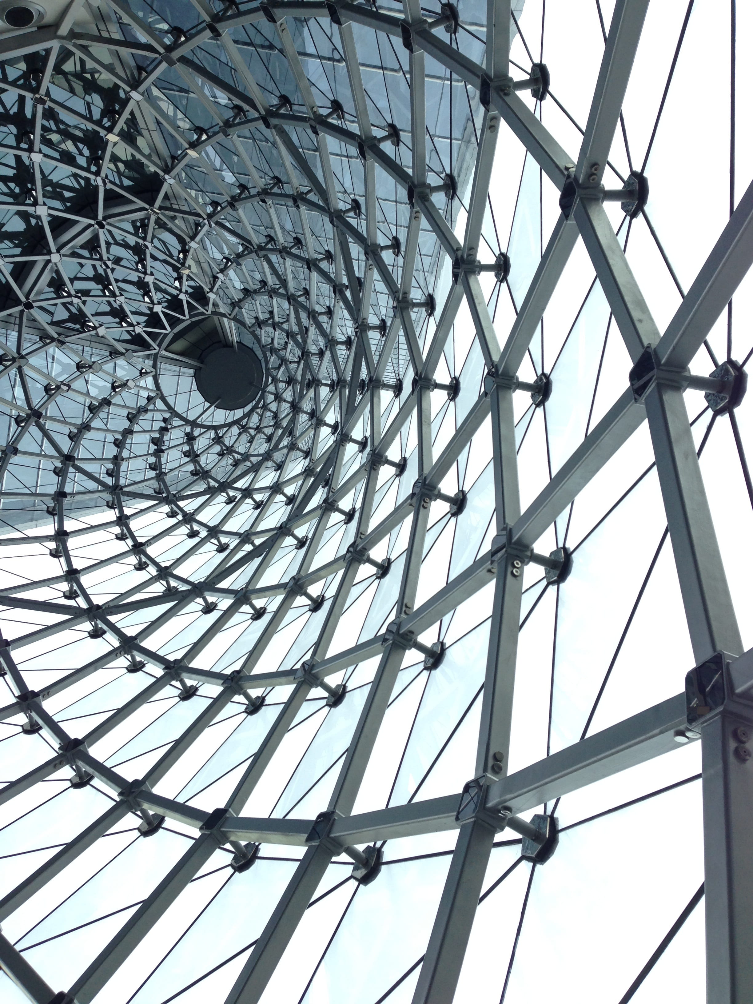building interior structural view, the structure, lined pattern