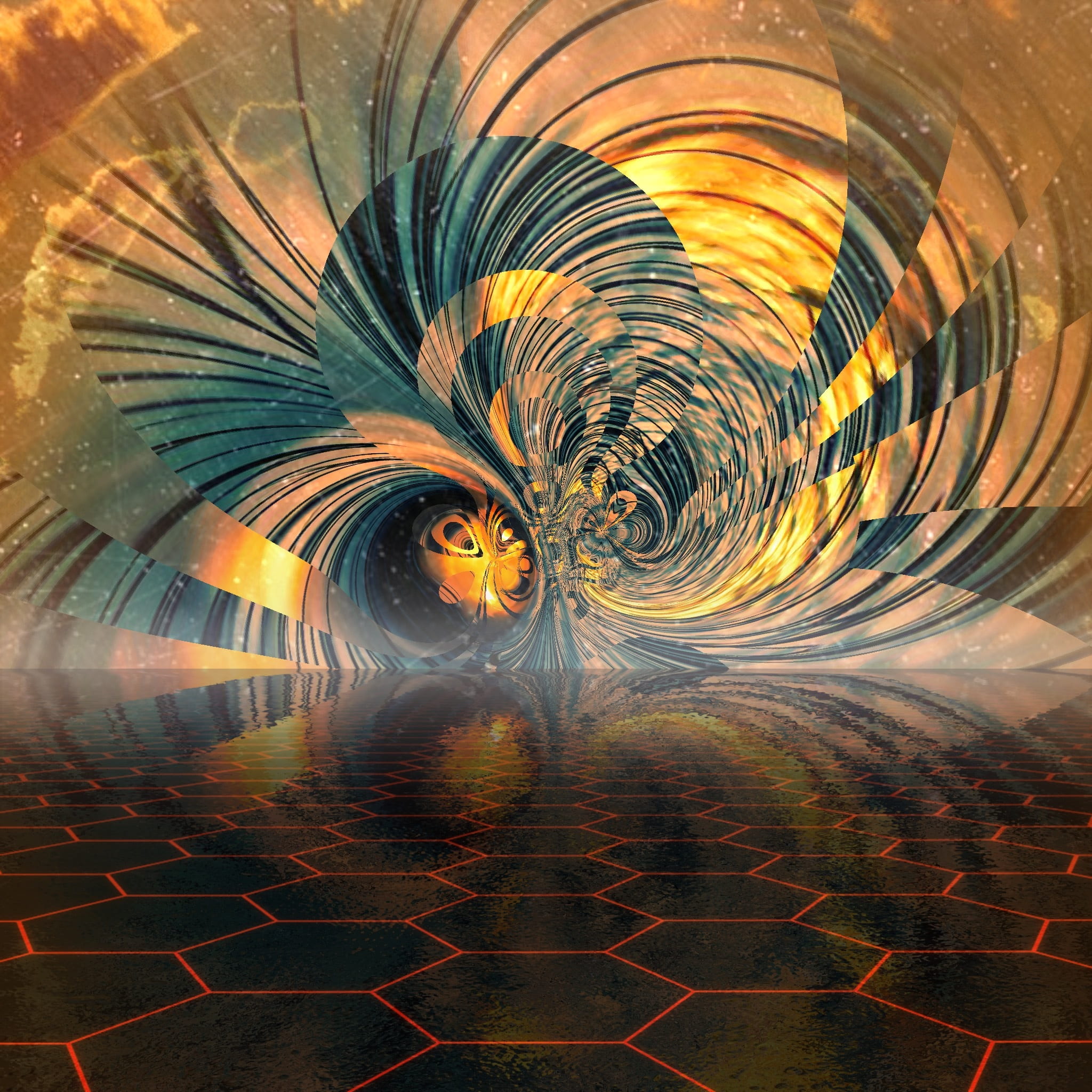 abstract, pattern, background, creativity, swing, water, illuminated