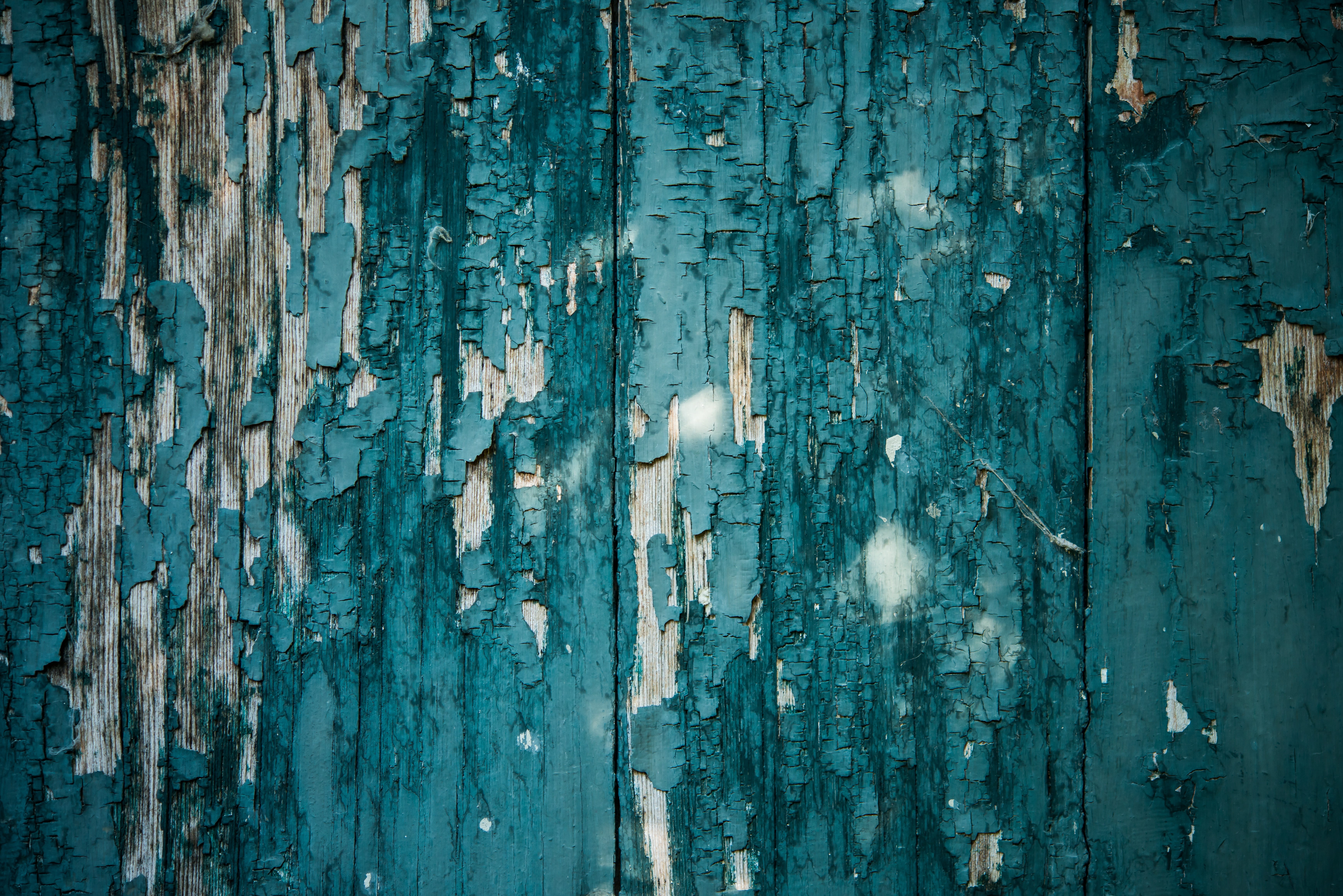gray, surface, texture, peeling paint, background, wood, blue-green