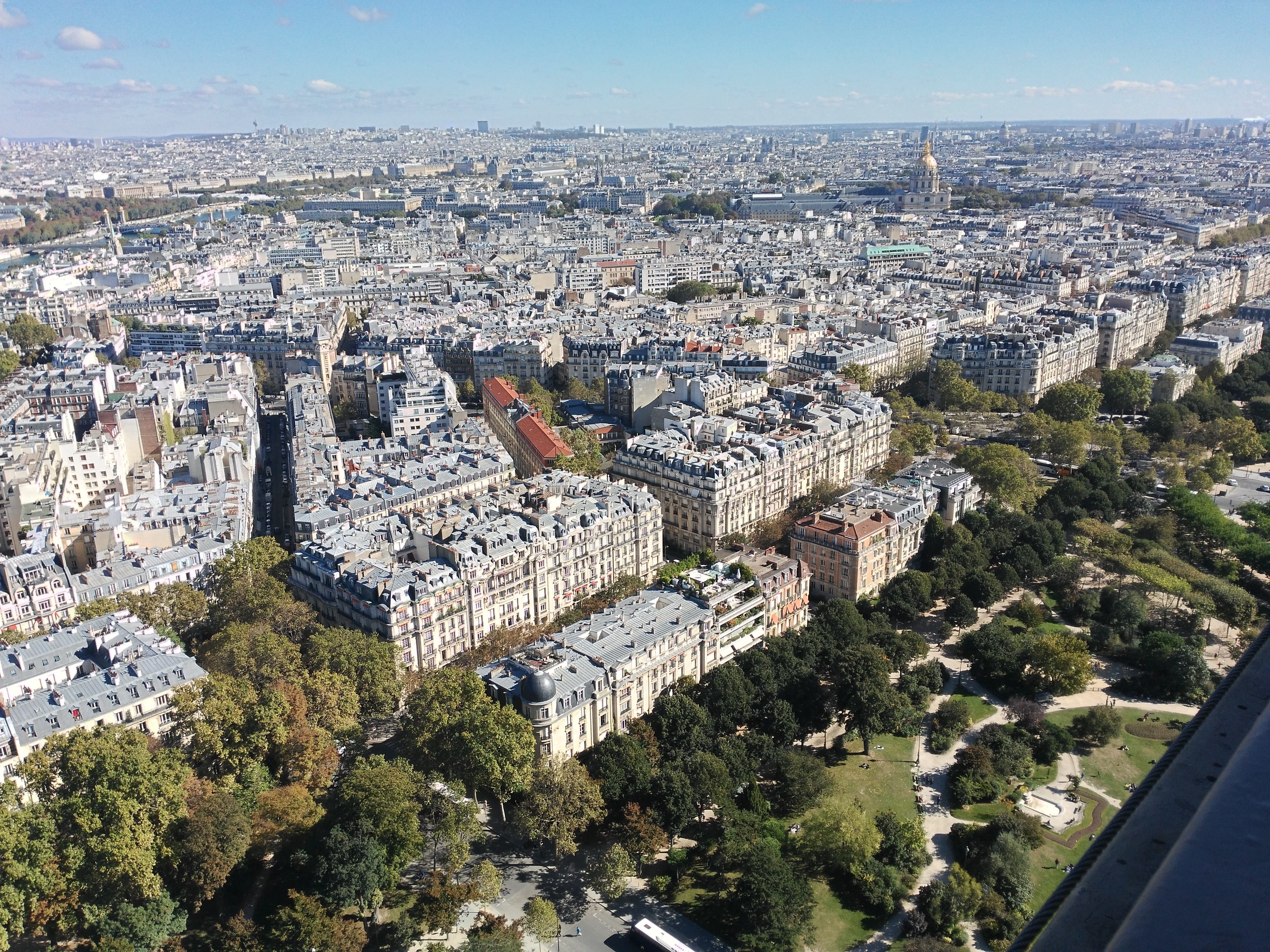 paris, eiffel, tower, view, architecture, building exterior