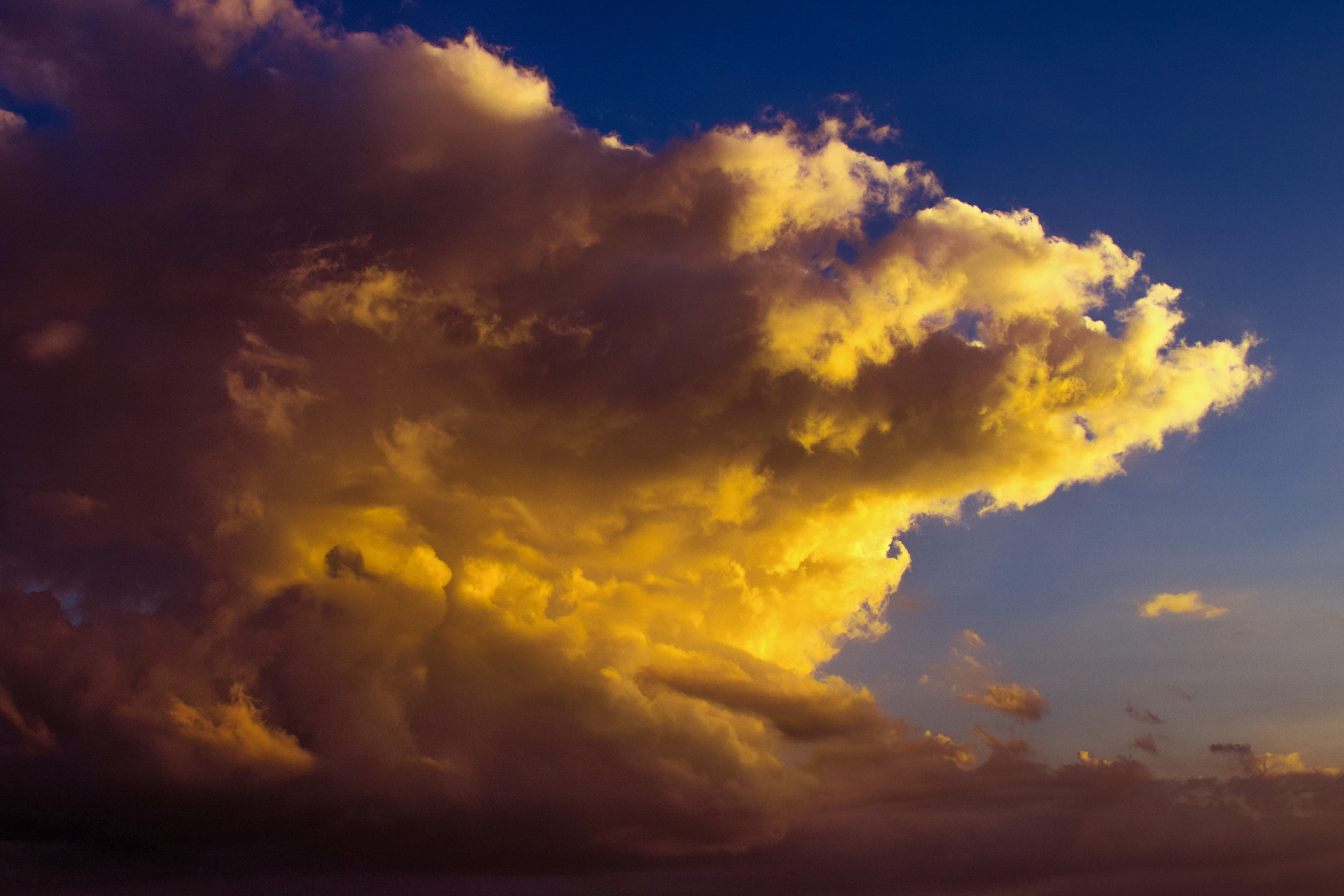 sky, clouds, dramatic, fire, nature, colors, dusk, cloud - sky