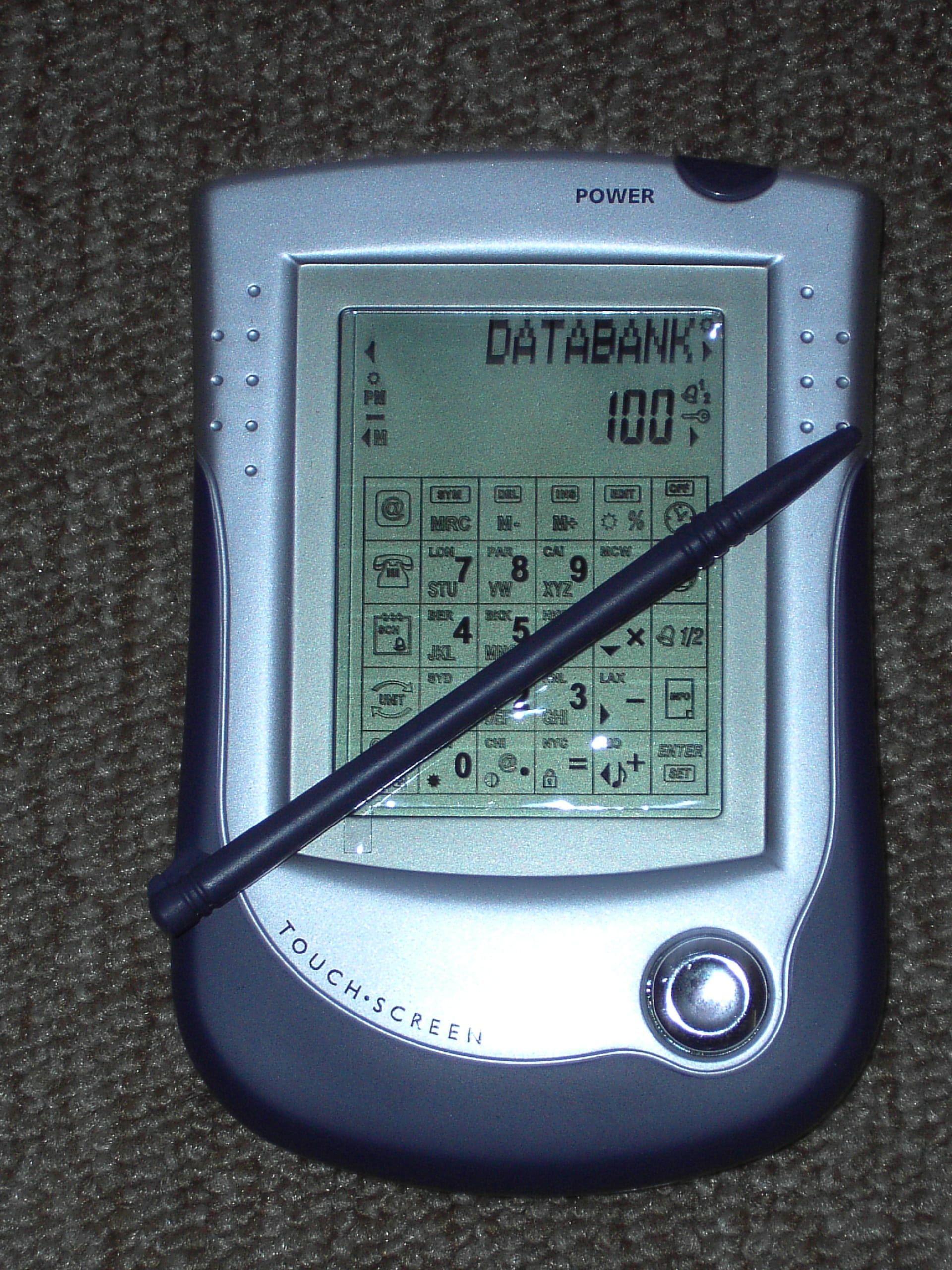 database, touch screen, electronic, multifunction, device, calculator
