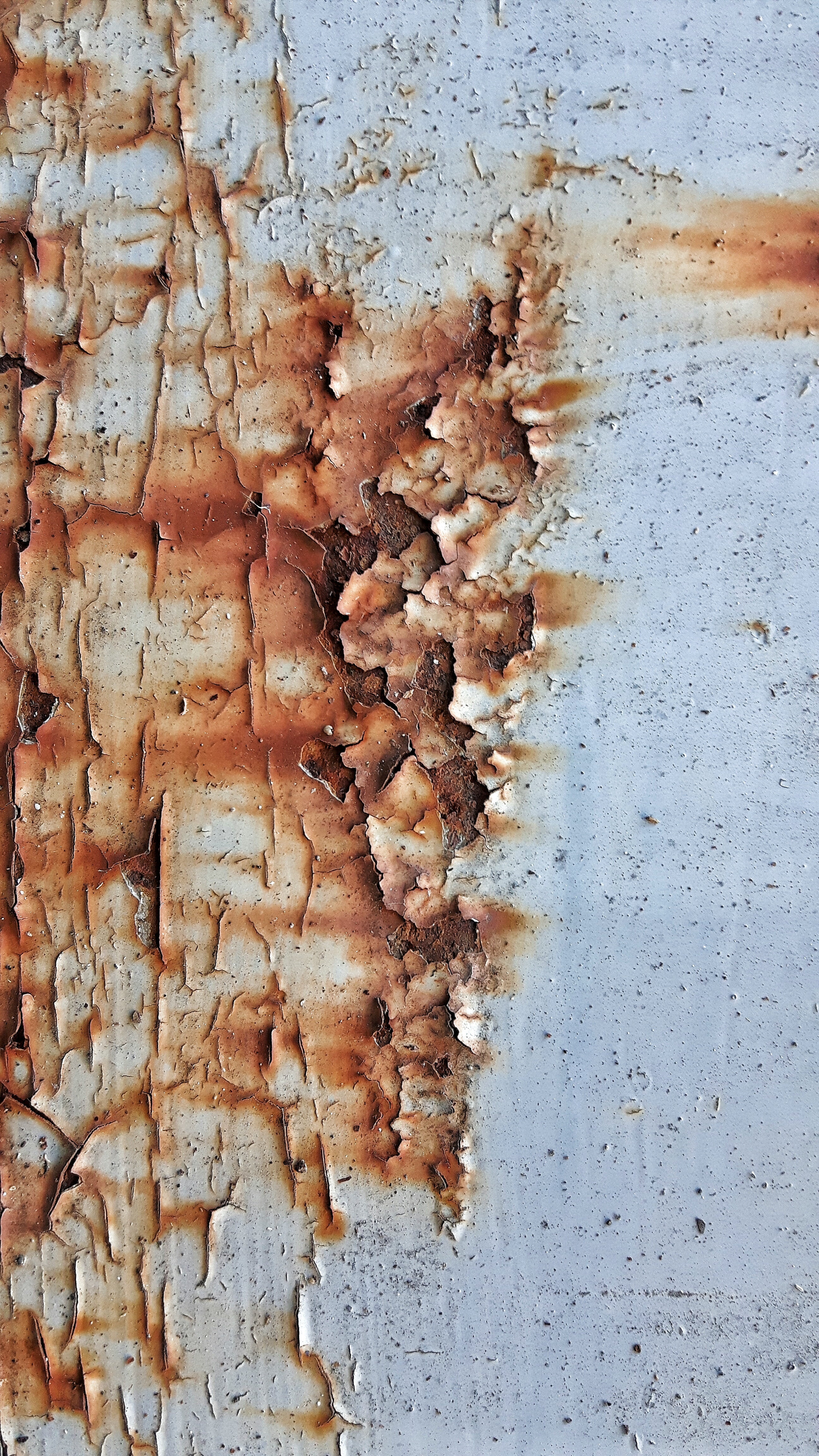 iron, rust, texture, paint, the framework, drawing, color, wood - Material