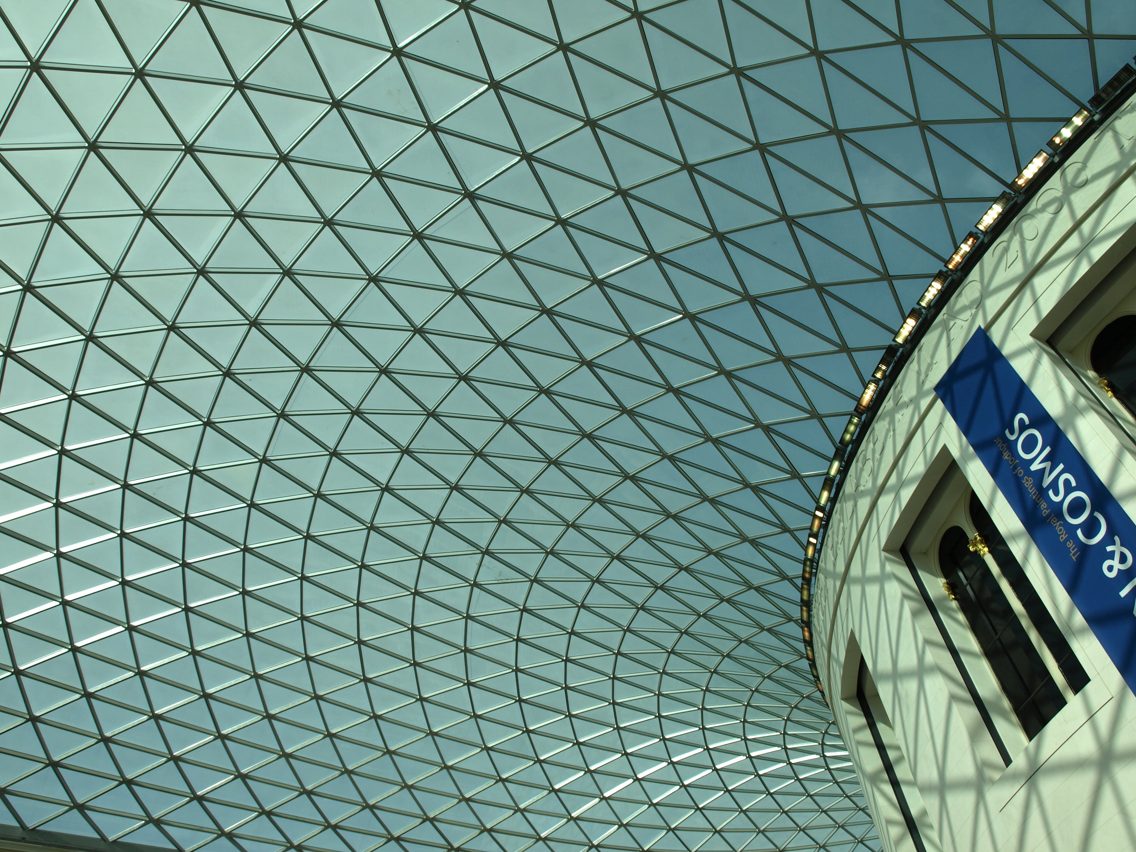 british museum, dome, geometry, architecture, built structure