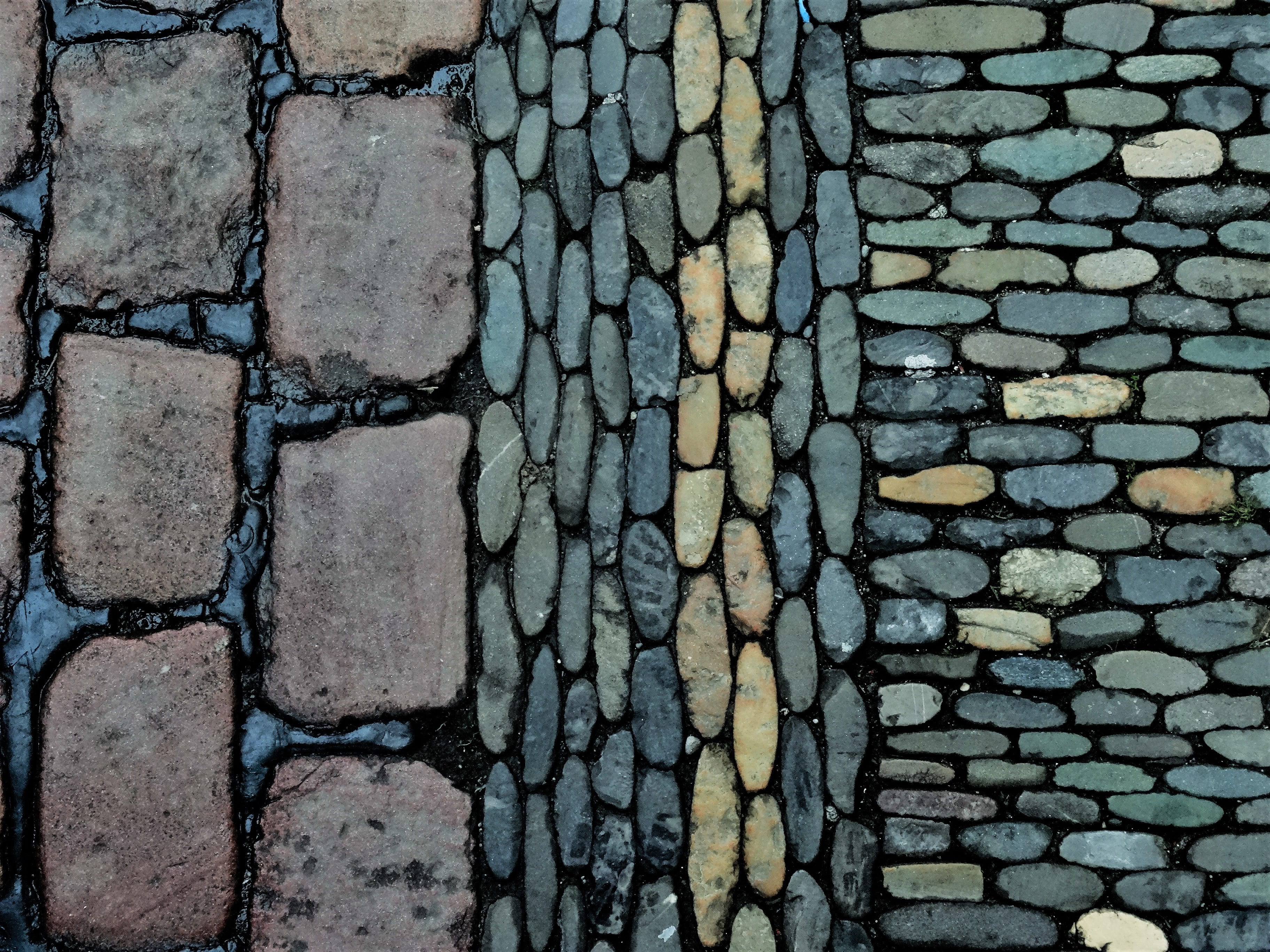 brick, old, ground, pattern, structure, stone, backgrounds