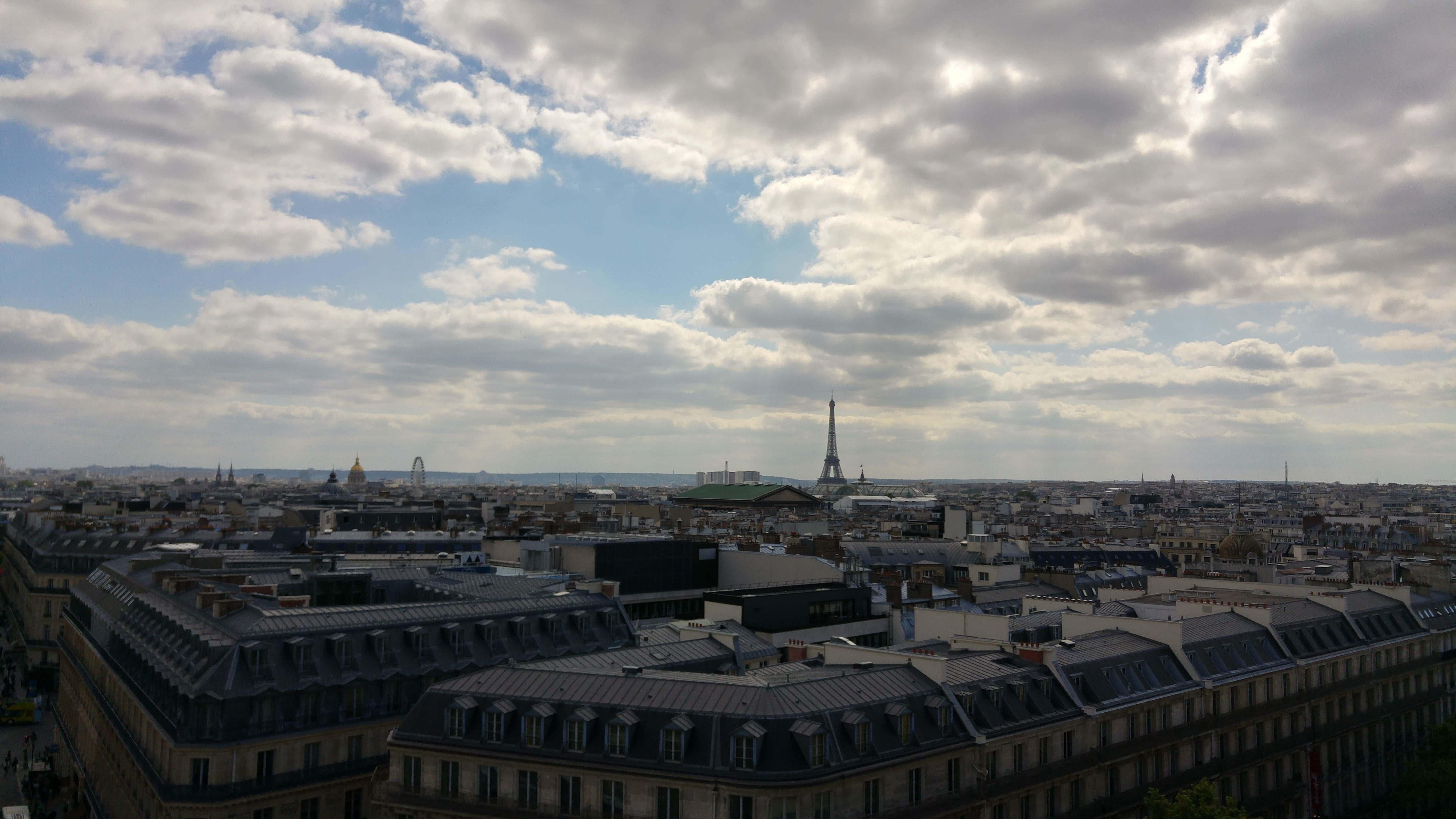 Paris, Eiffel Tower, Cloudy, Skyline, architecture, built structure