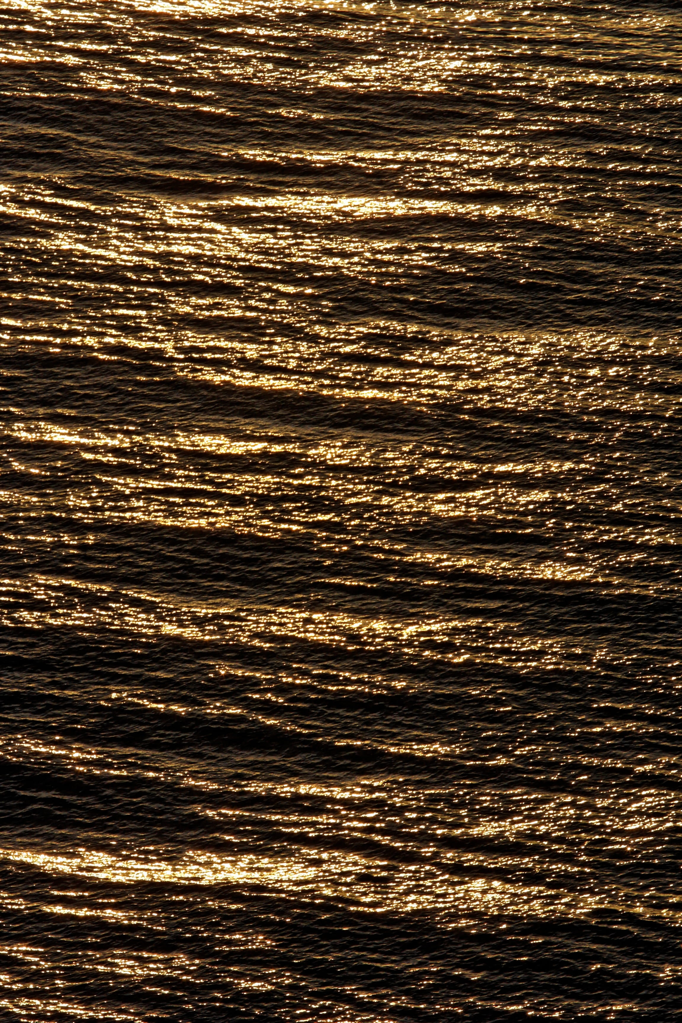 Ocean, Sunset, Calm, backgrounds, textured, pattern, striped