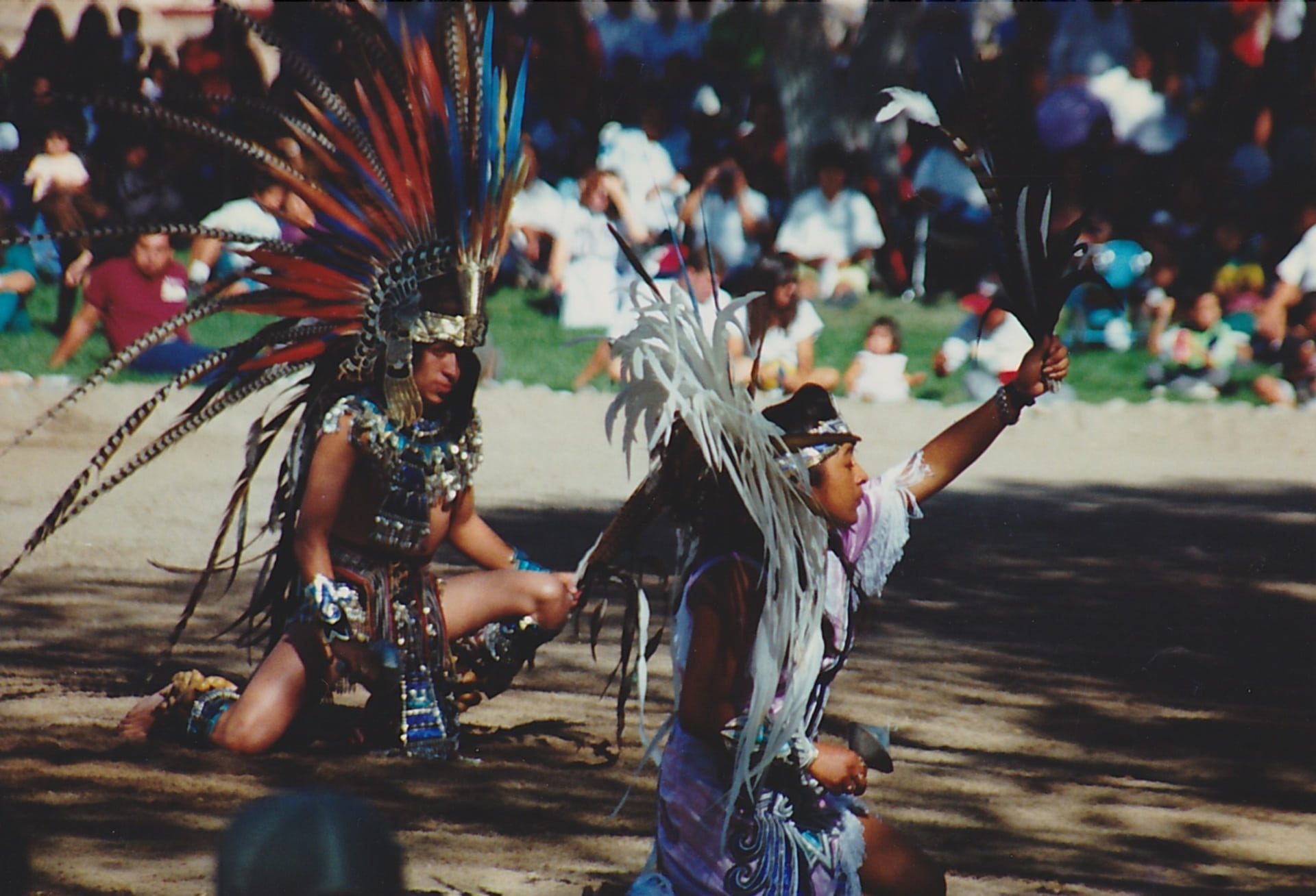 powwow, native american, dance, headdress, dancing, people