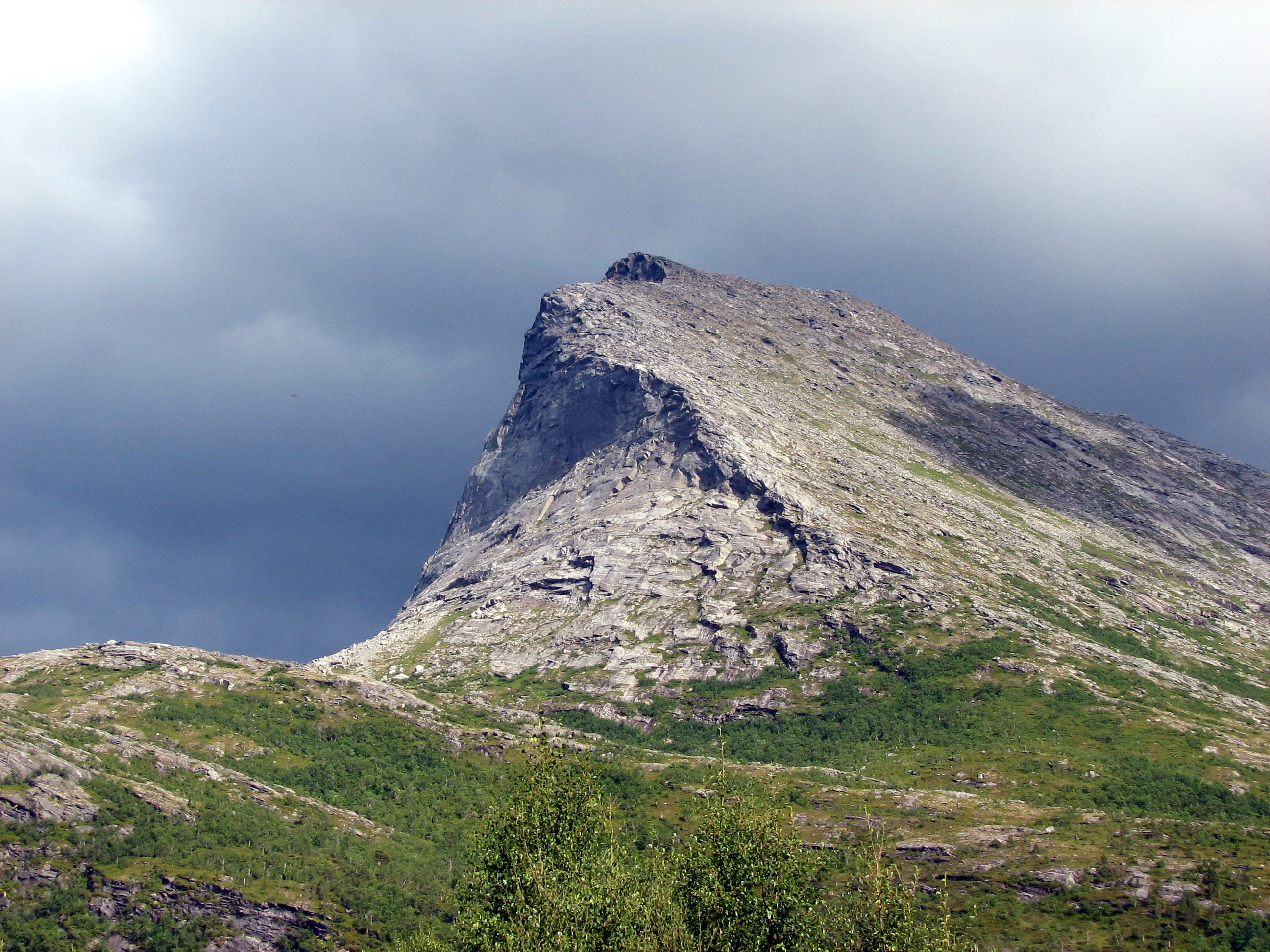 mountain under clouds during daytime, switzerland, landscape