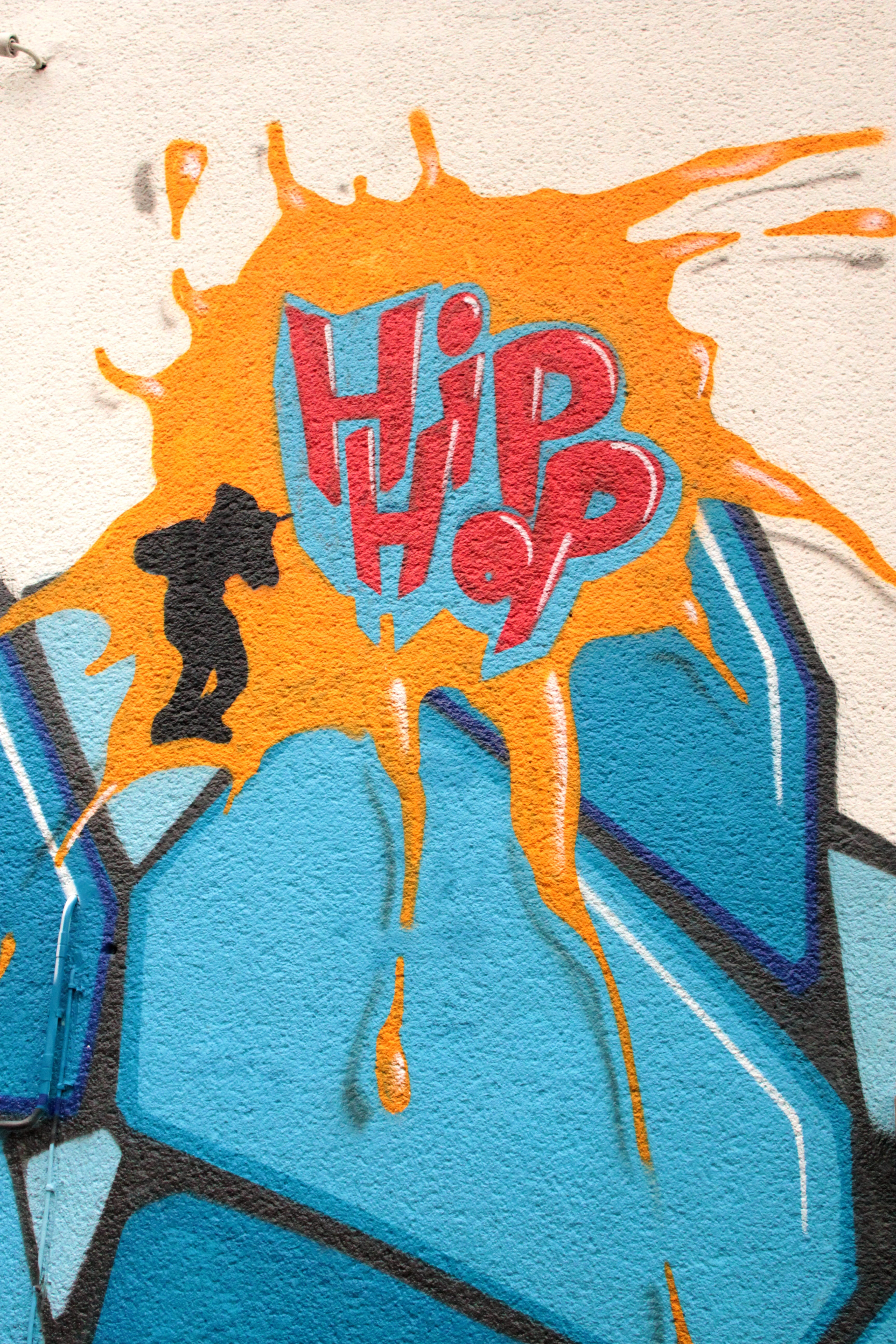 Hip Hop illustration, graffiti, hiphop, hauswand, wall, home