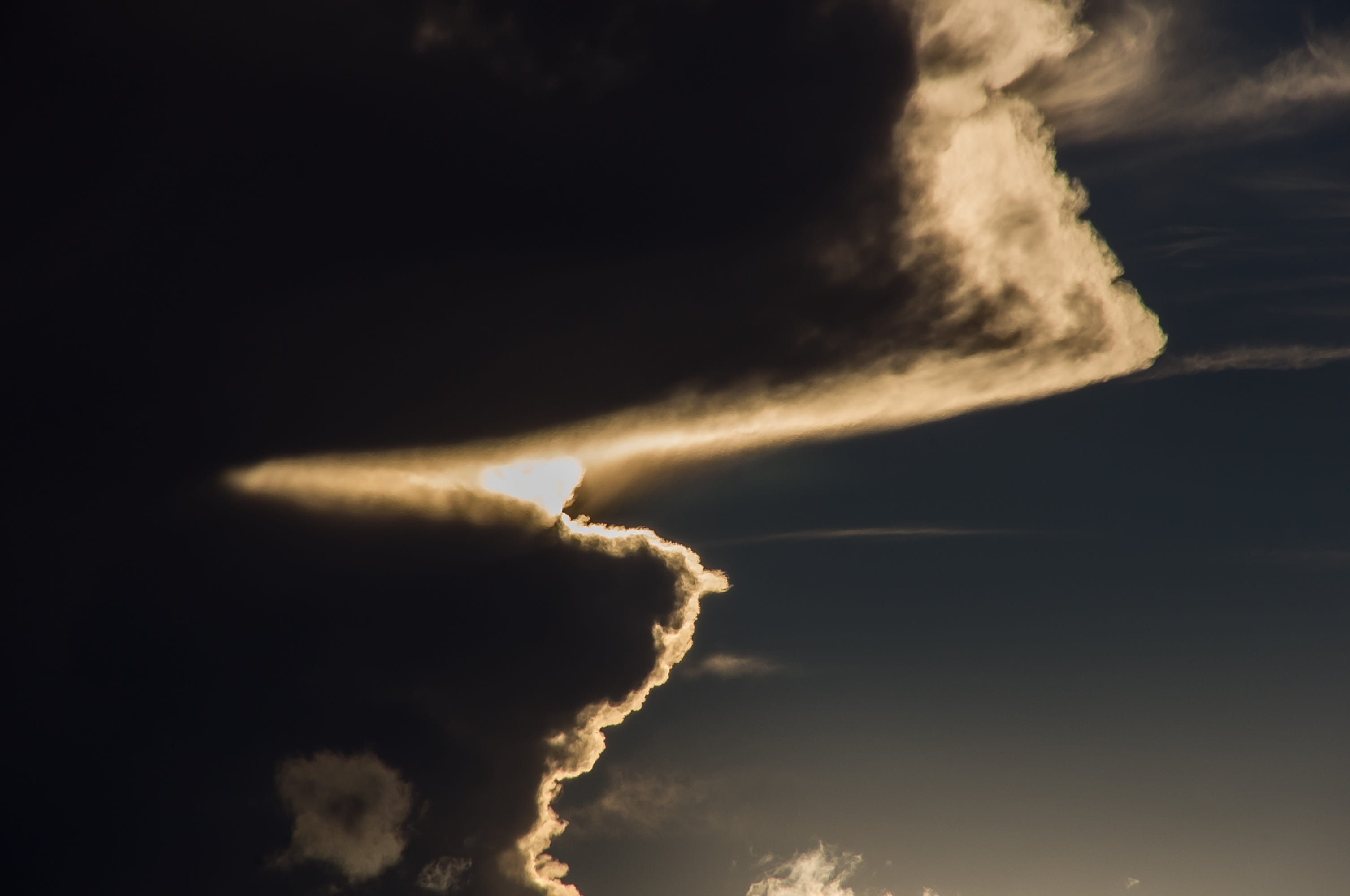 Sky, Cloud, Sunset, Light, grey, dramatic, zig-zag, edge, australia