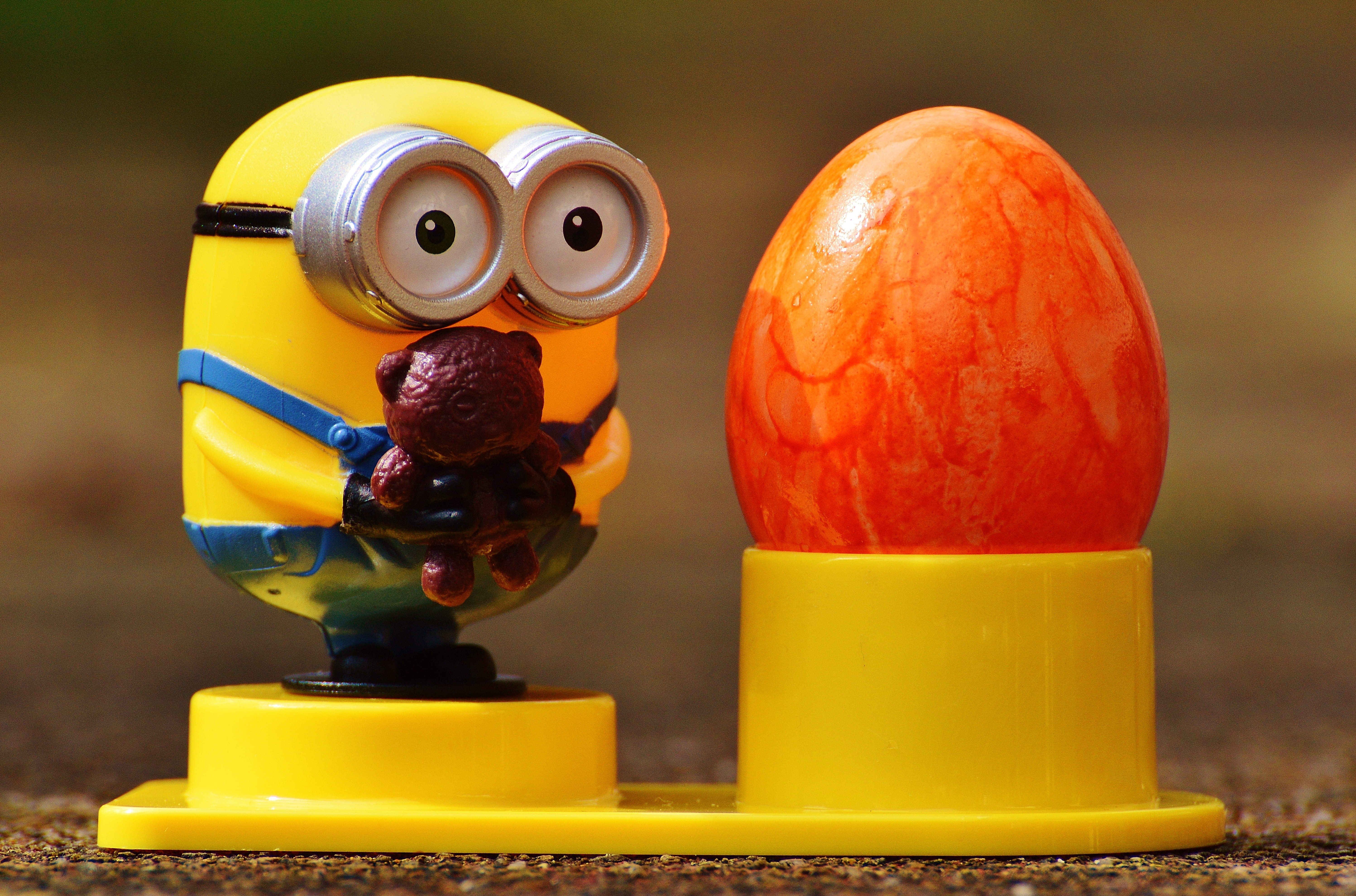 minion, easter, egg cups, colorful, easter egg, happy easter