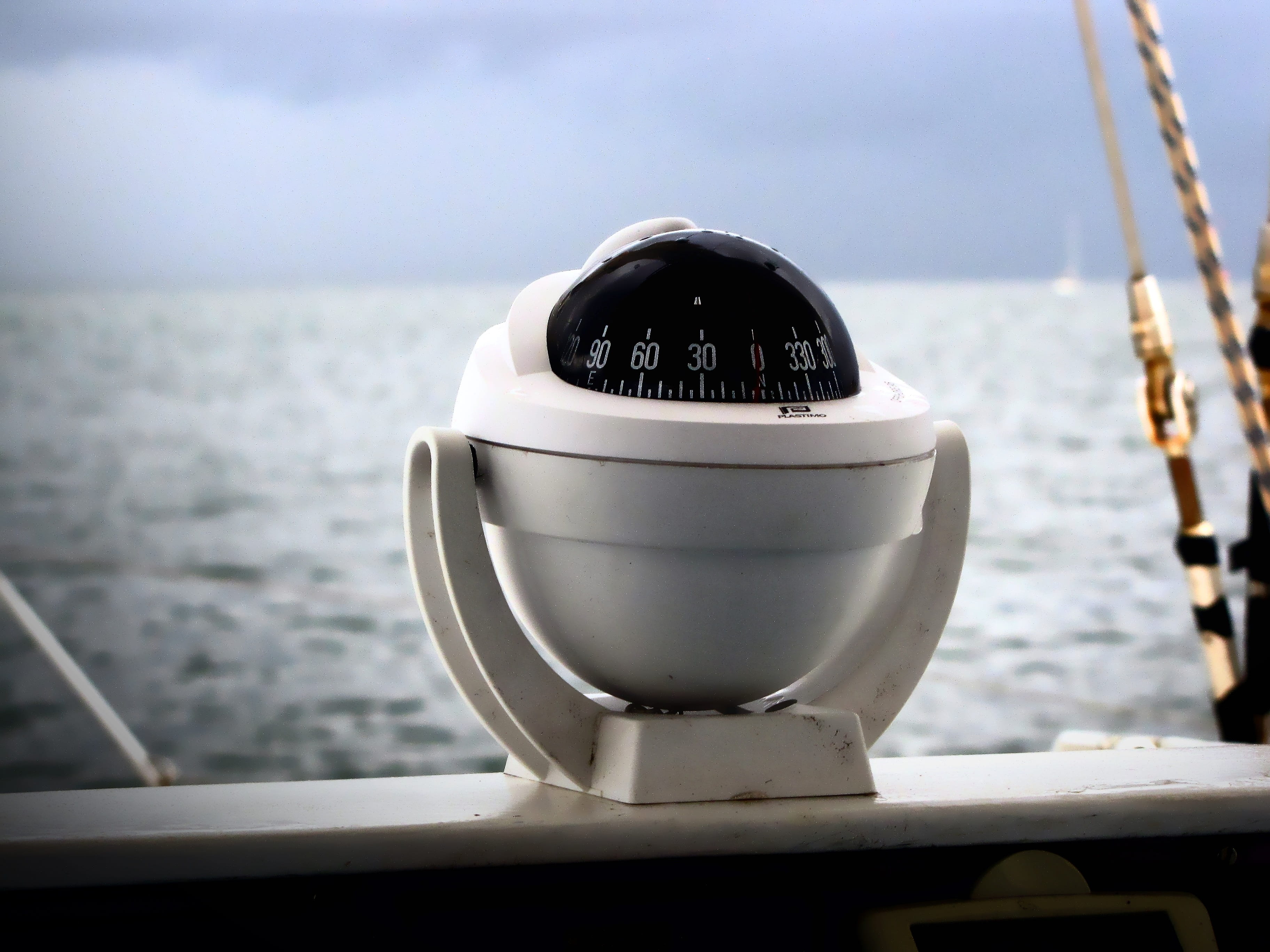 Compass, Ship, Maritime, ship compass, navigation, course, horizon