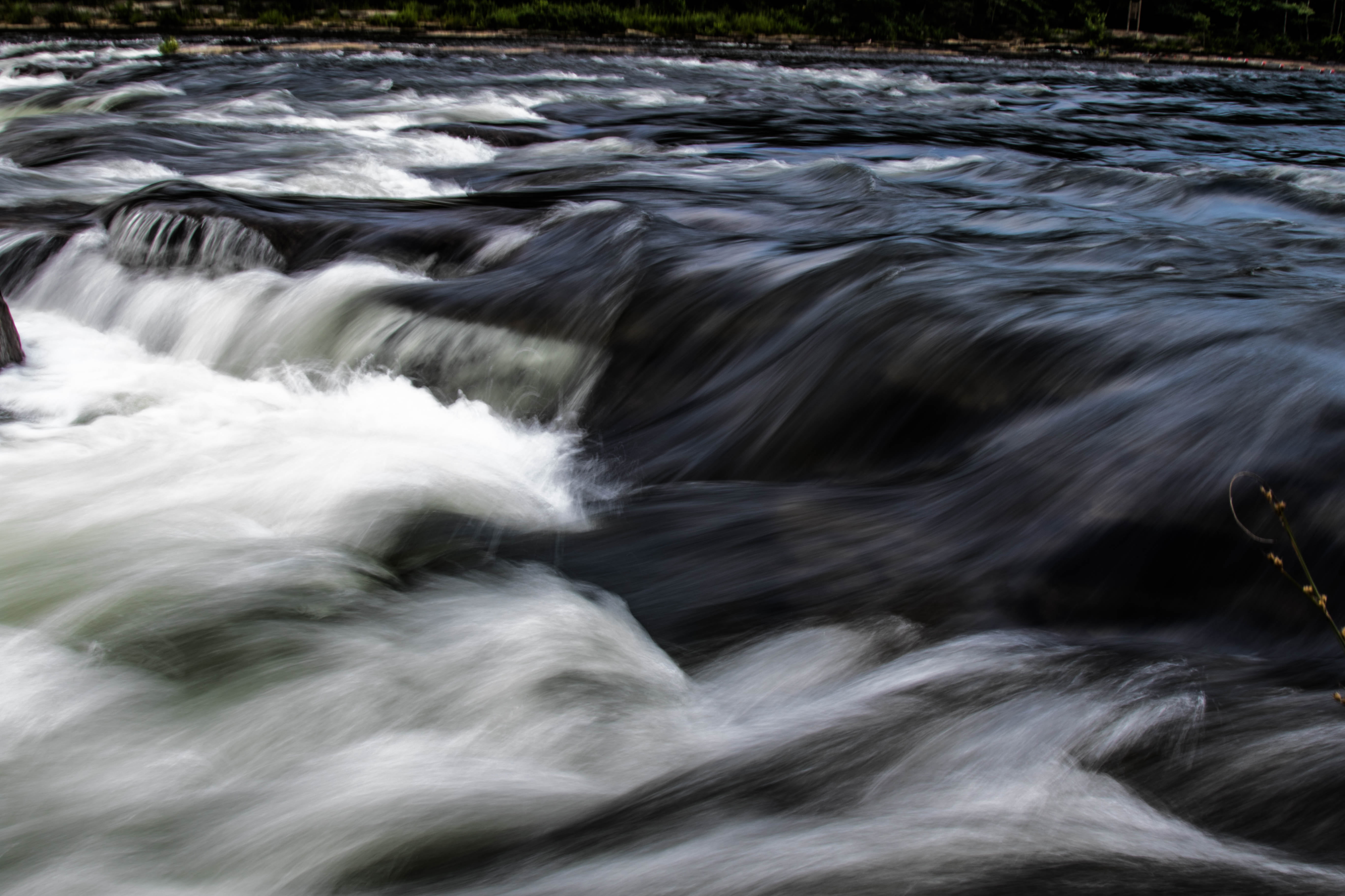 flow, outdoors, rapids, river, stream, water, nature, waterfall