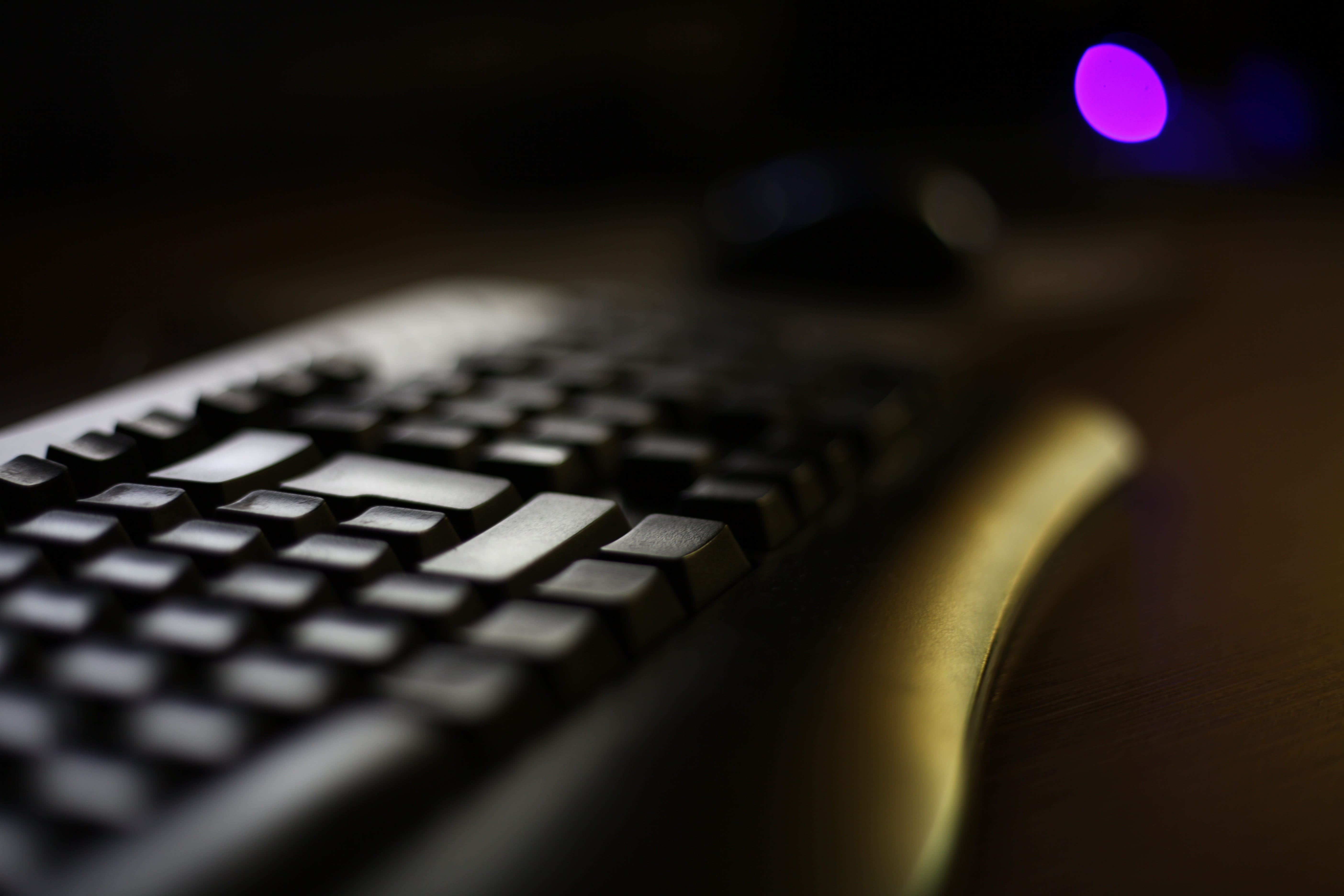 black computer keyboard on table, software, programming, job search