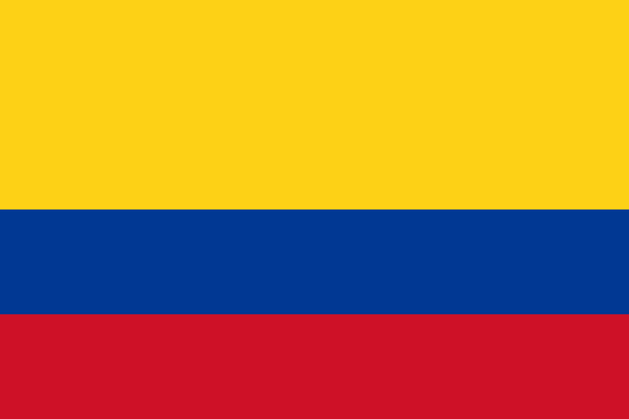 Flag of Colombia, country, emblem, public domain, symbol, backgrounds