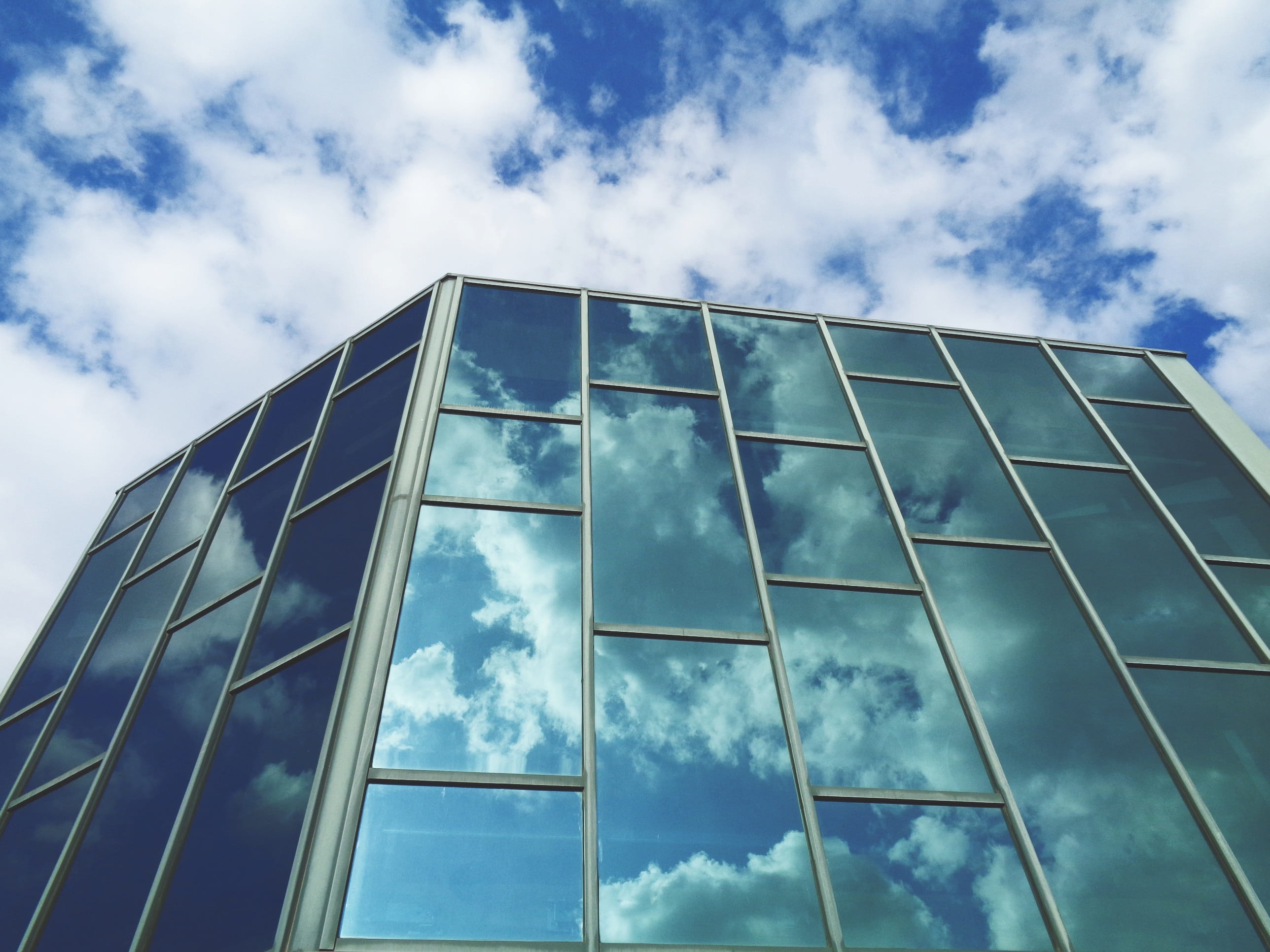 glass, electricity, window, reflection, sky, blue, cloud - sky