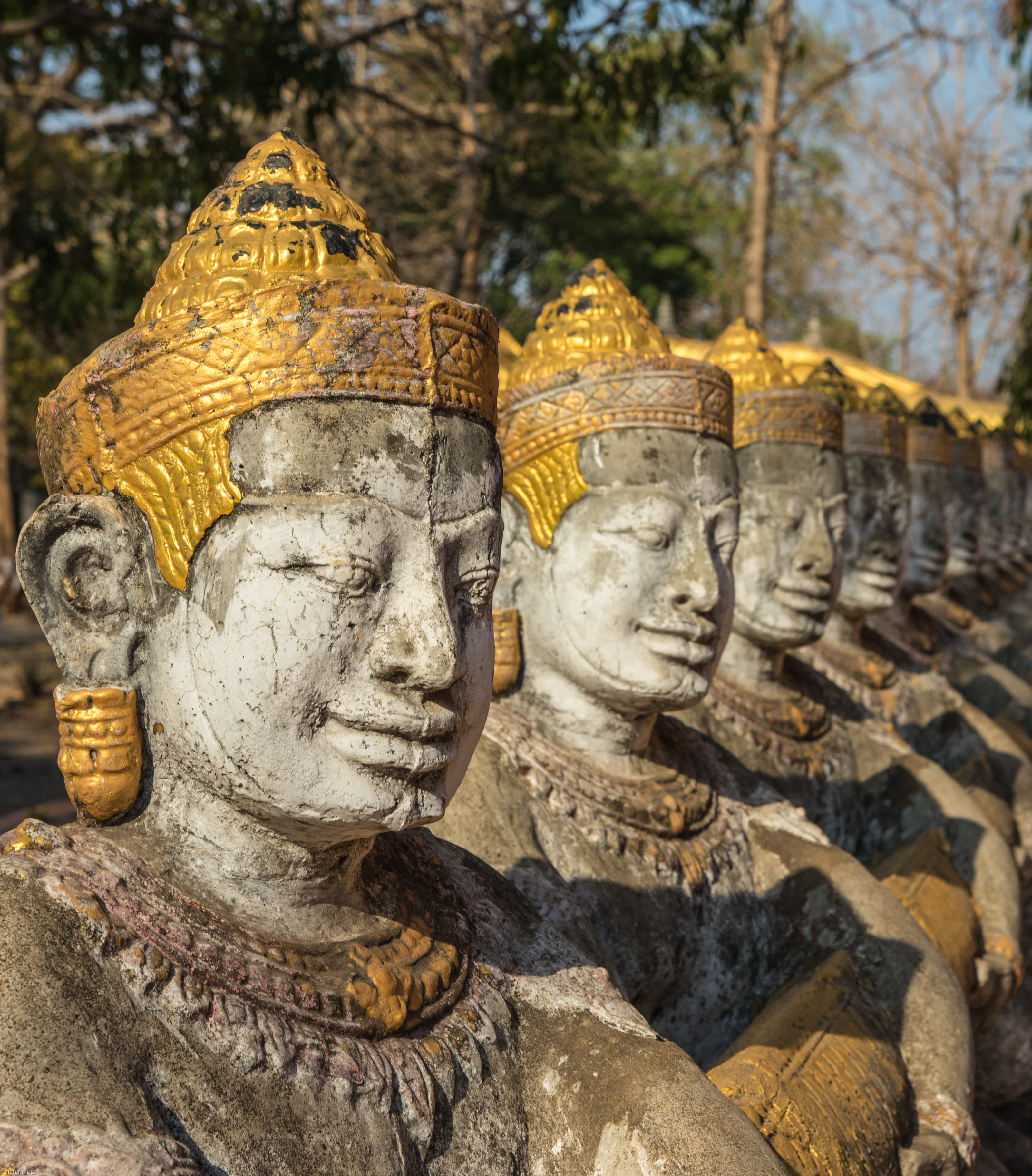 cambodia, kampong cham, khmer art, statues, sculpture, artwork