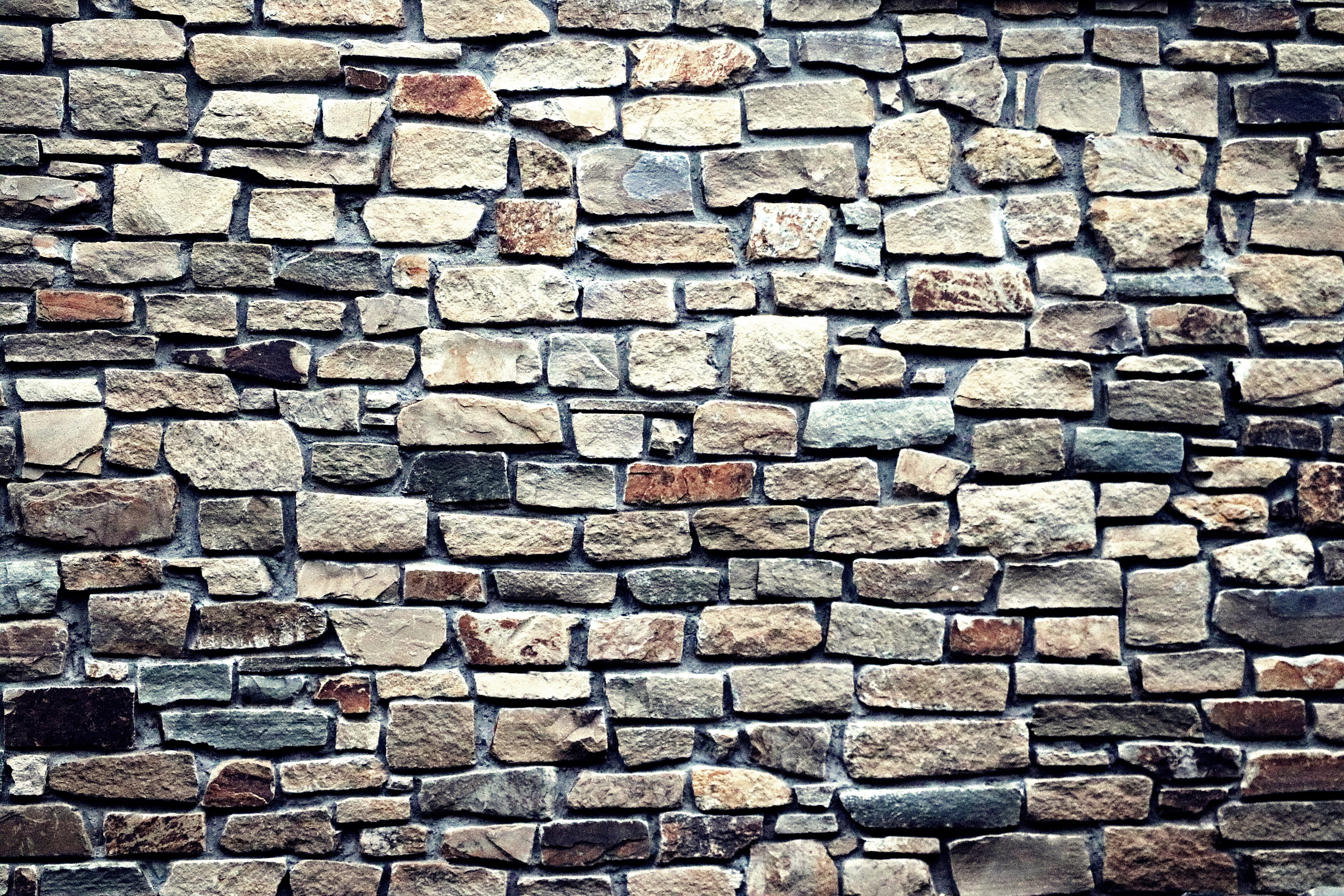 gray and black stone wall, background, web, masonry, rustic, brick