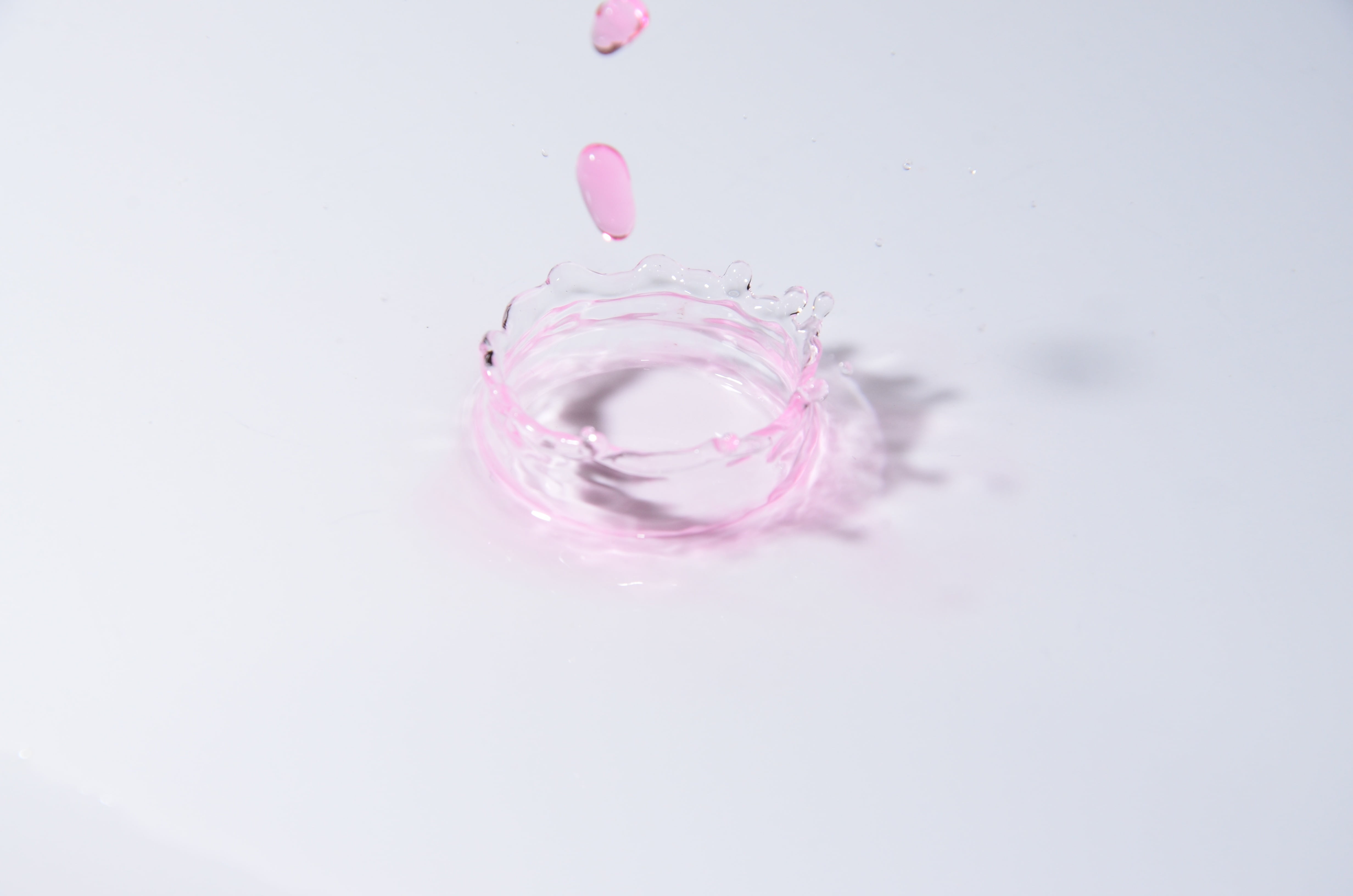 Free download | HD wallpaper: liquid, drip, pour, color, pink, water