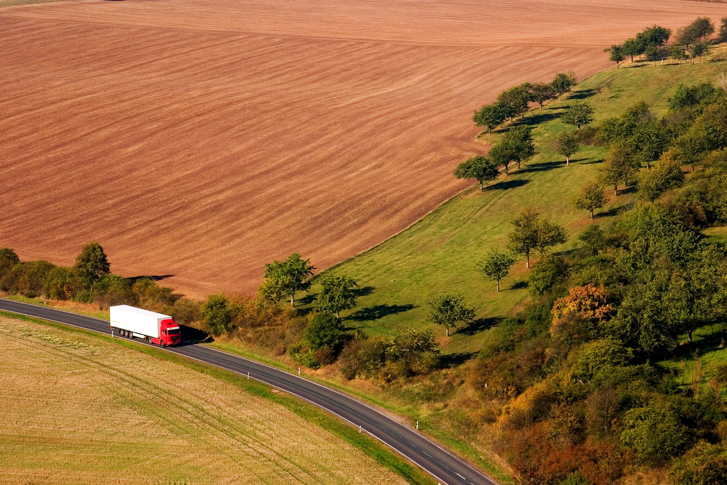 landscape, thuringia germany, fields, nature, transportation