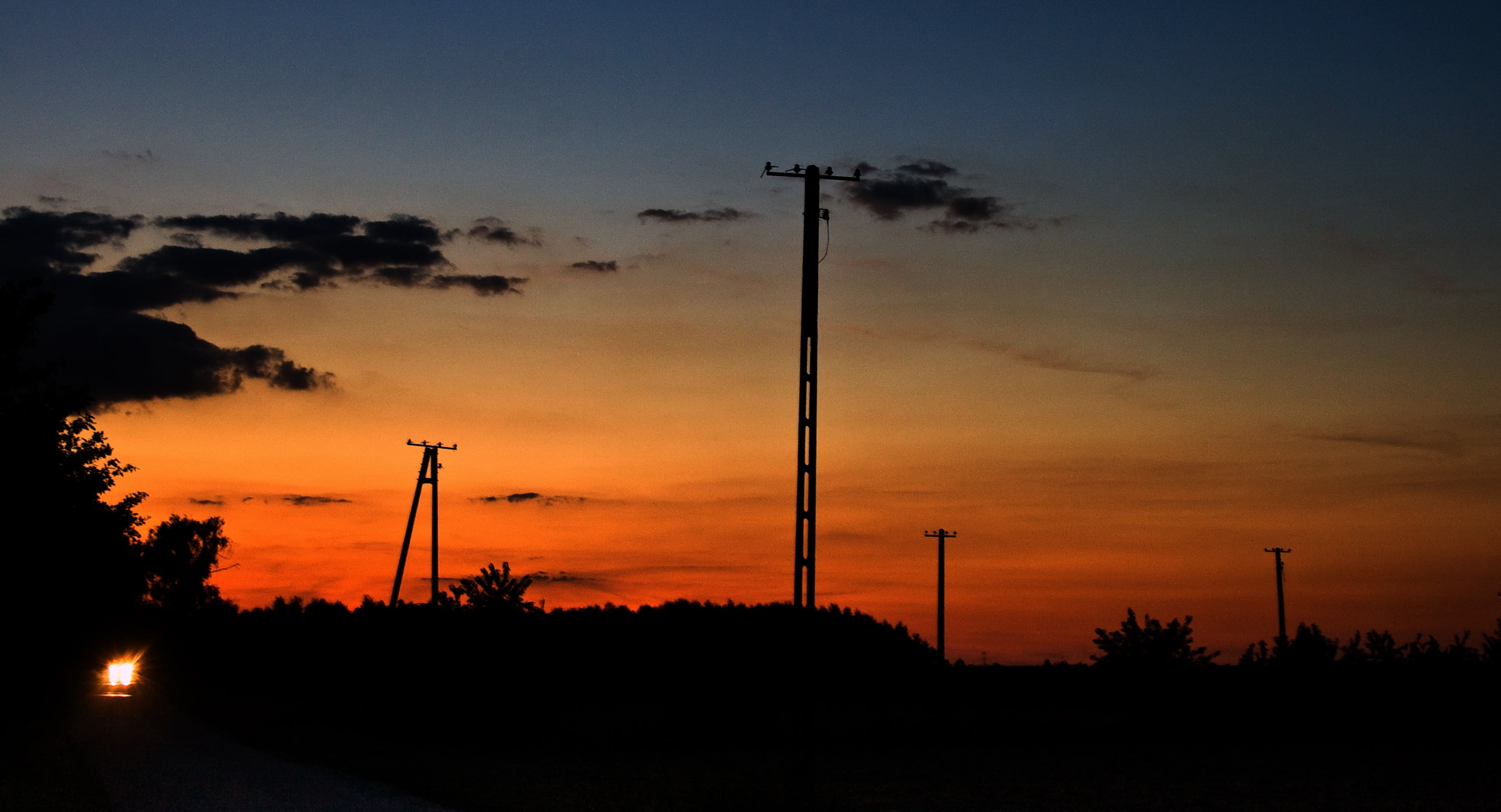 sunset, evening, warm, evening sky, cloud, silhouette, cloud - sky